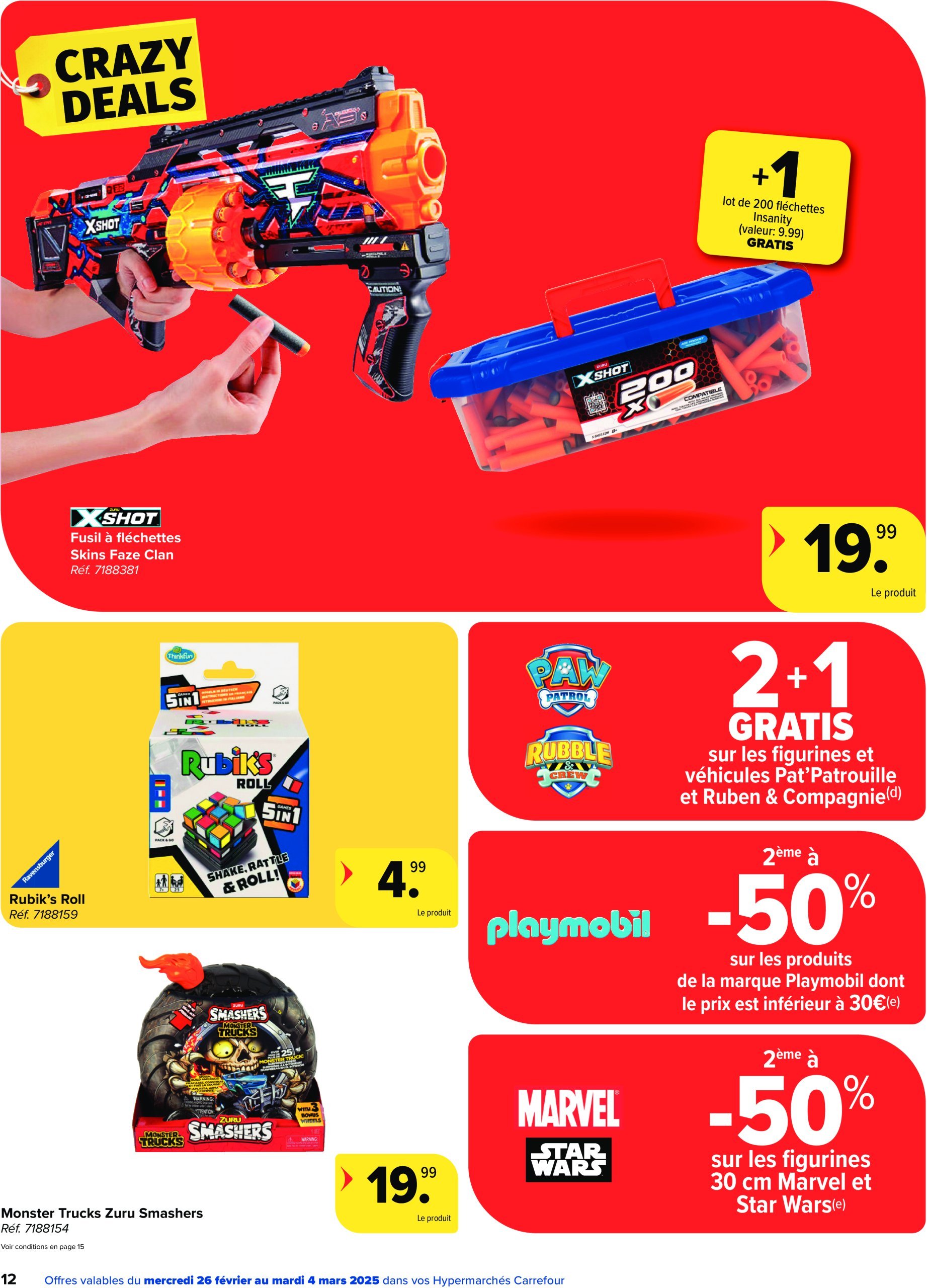 carrefour - Carrefour Hypermarchés - Crazy deals folder geldig vanaf 26/02 - 04/03 - page: 12