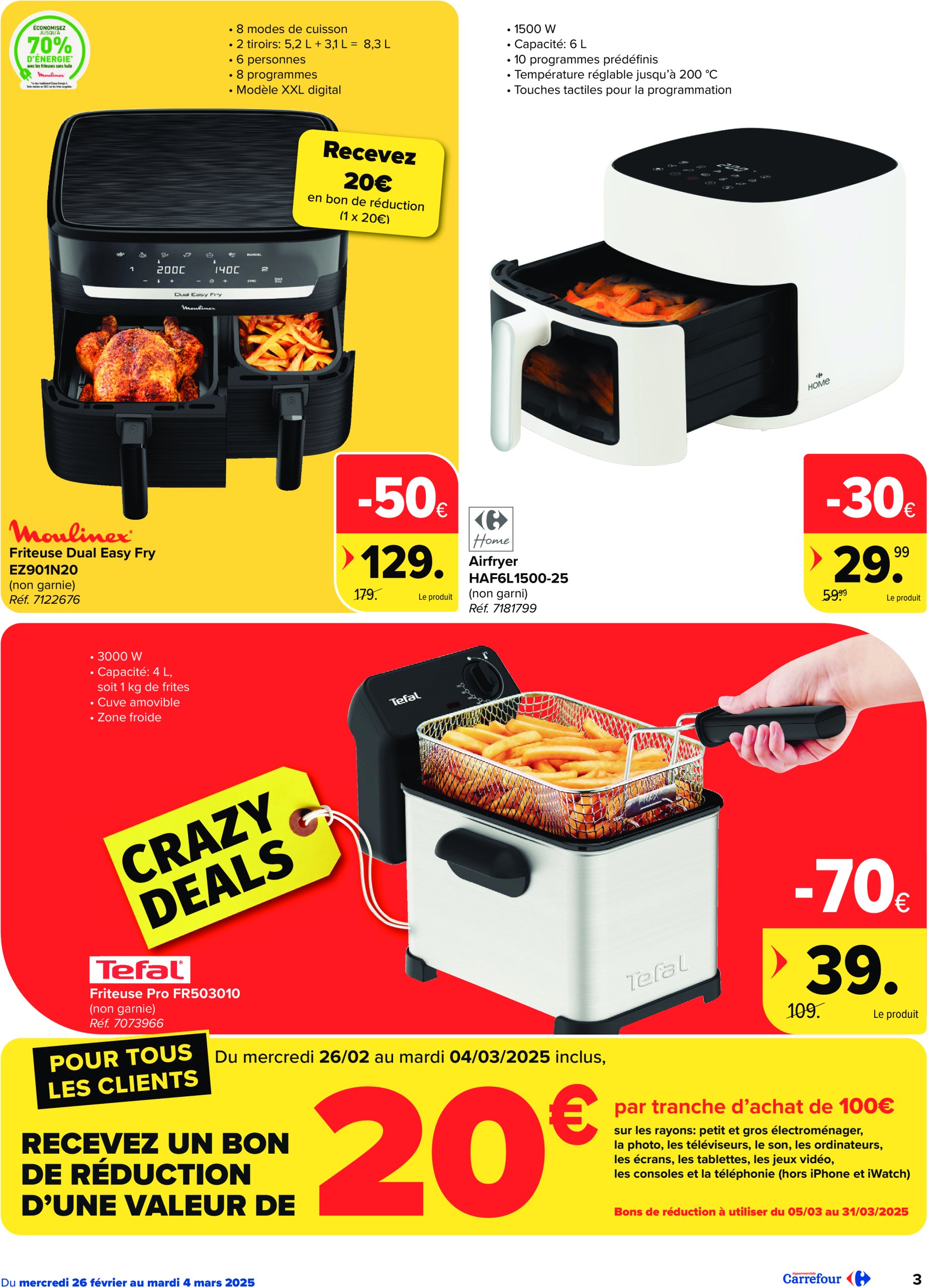 carrefour - Carrefour Hypermarchés - Crazy deals folder geldig vanaf 26/02 - 04/03 - page: 3