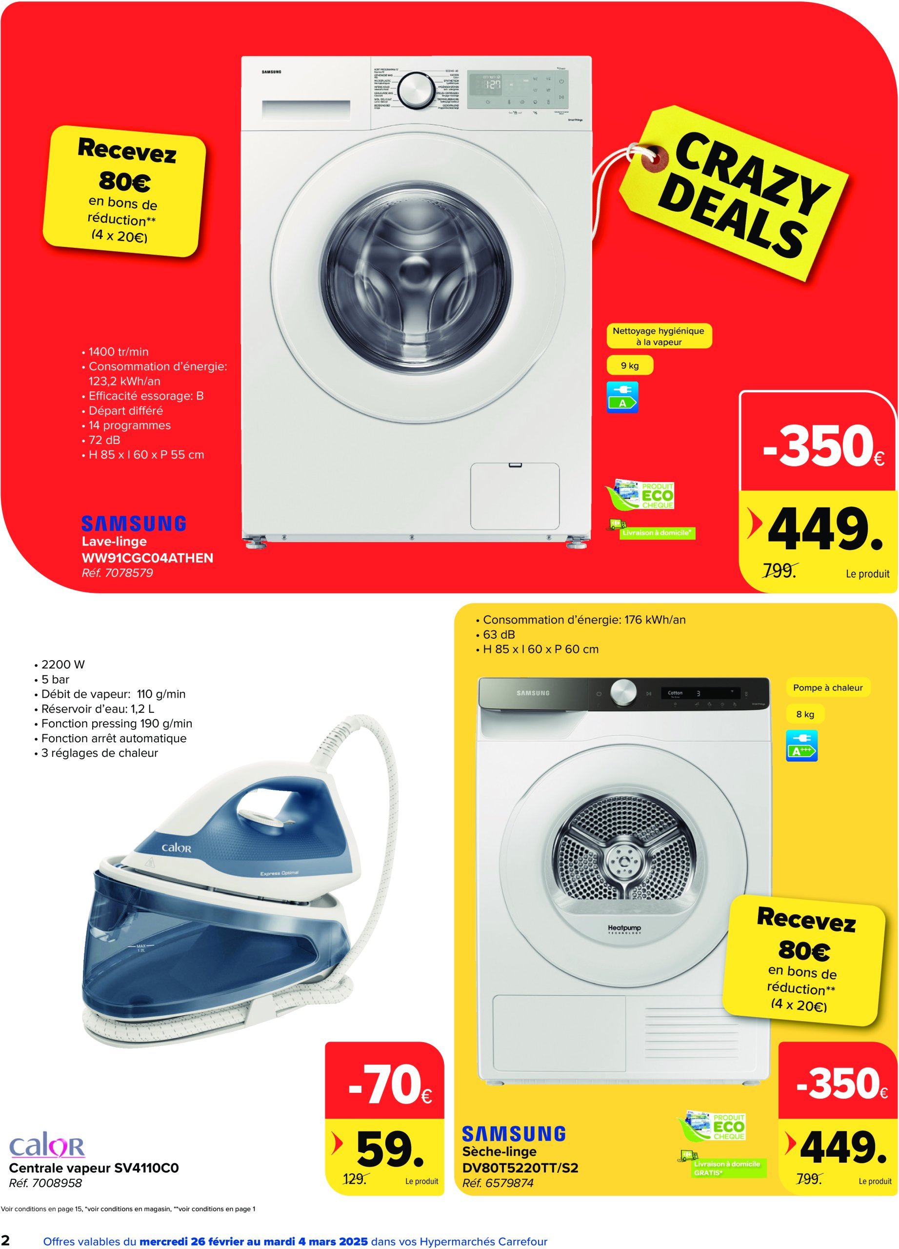 carrefour - Carrefour Hypermarchés - Crazy deals folder geldig vanaf 26/02 - 04/03 - page: 2