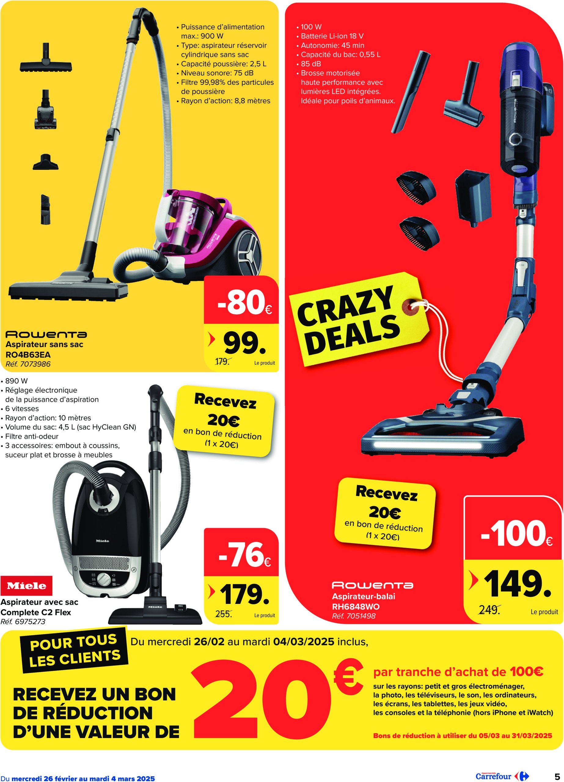 carrefour - Carrefour Hypermarchés - Crazy deals folder geldig vanaf 26/02 - 04/03 - page: 5