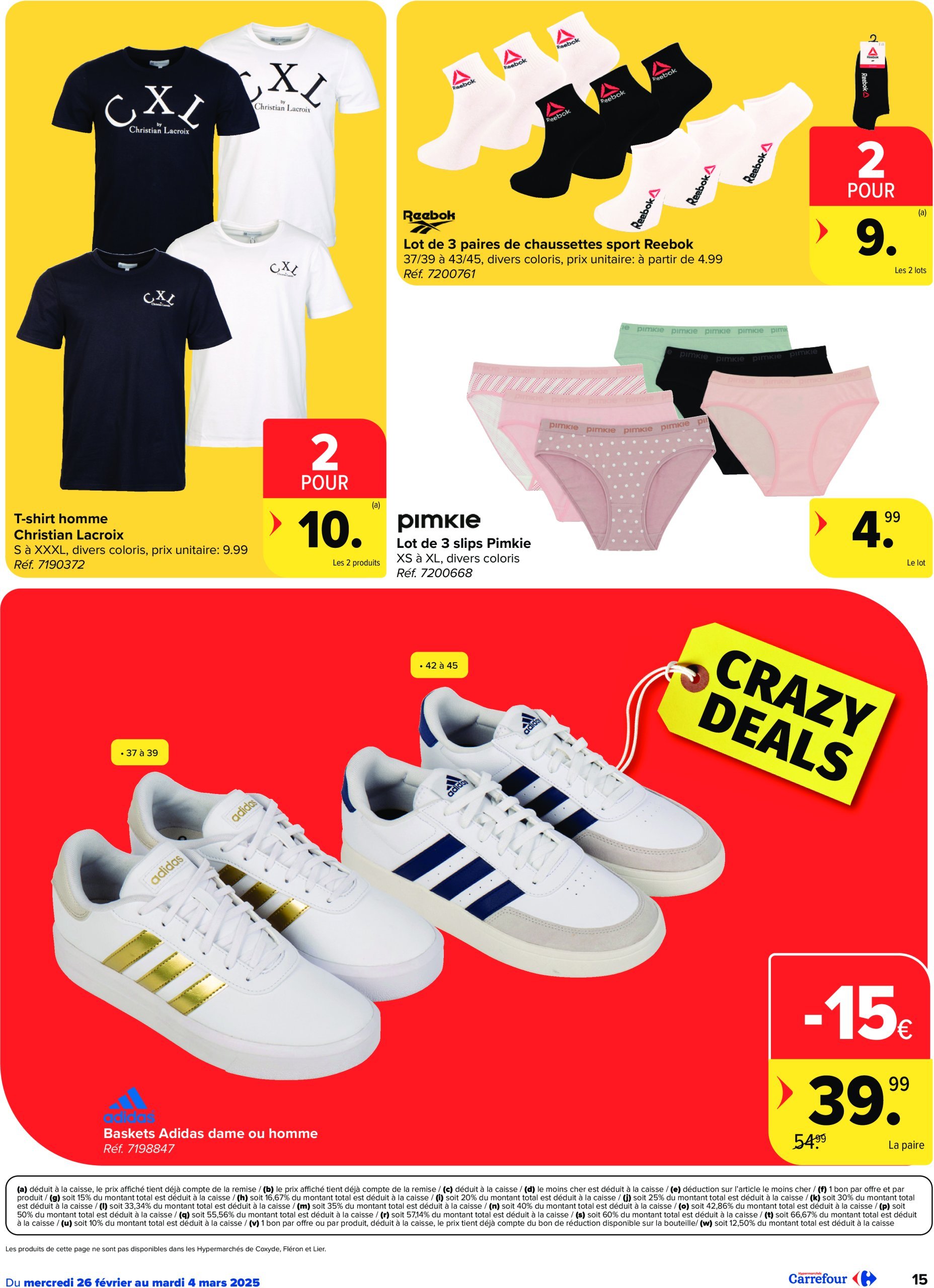 carrefour - Carrefour Hypermarchés - Crazy deals folder geldig vanaf 26/02 - 04/03 - page: 15