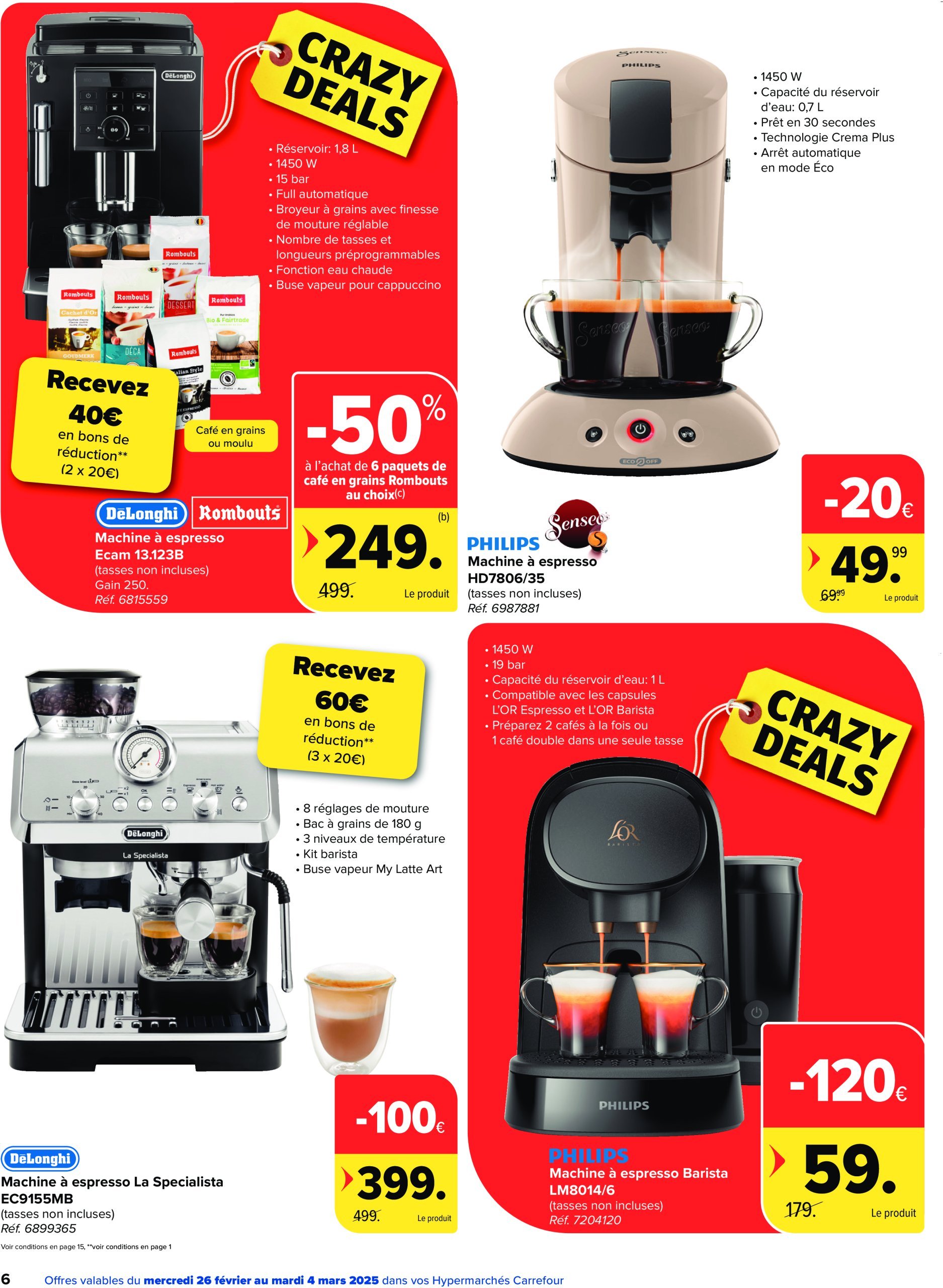 carrefour - Carrefour Hypermarchés - Crazy deals folder geldig vanaf 26/02 - 04/03 - page: 6