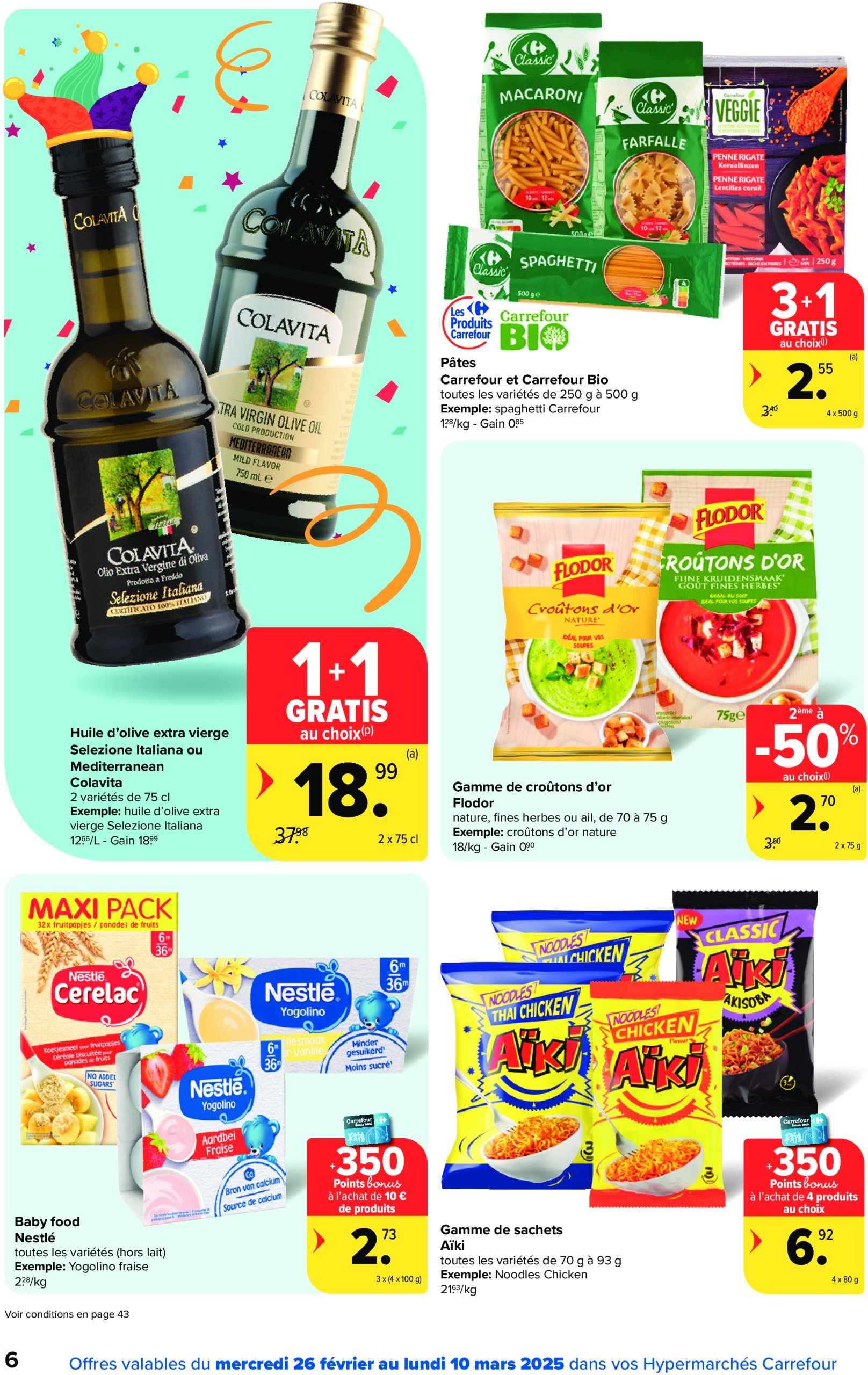 carrefour - Carrefour Hypermarchés folder geldig vanaf 26/02 - 10/03 - page: 6