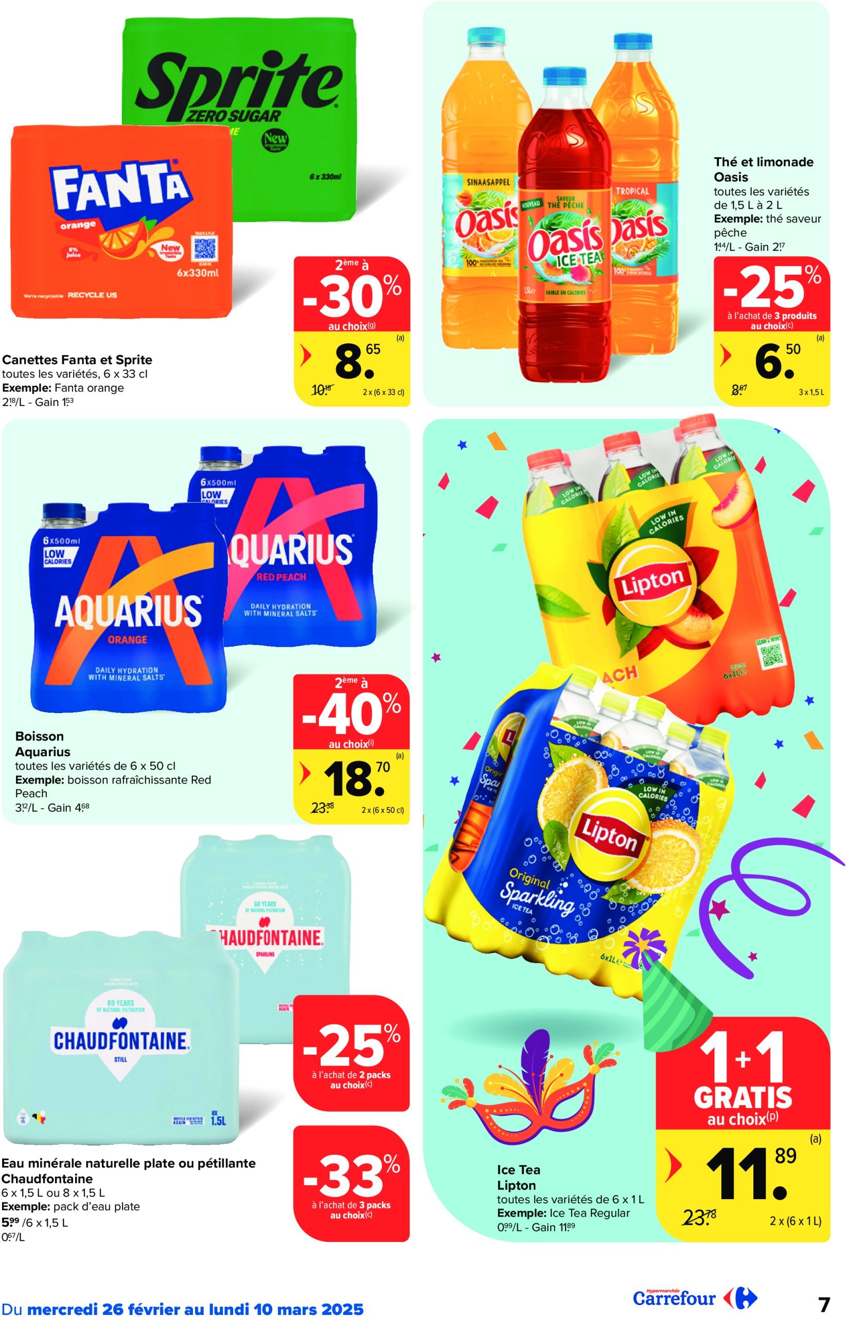 carrefour - Carrefour Hypermarchés folder geldig vanaf 26/02 - 10/03 - page: 7