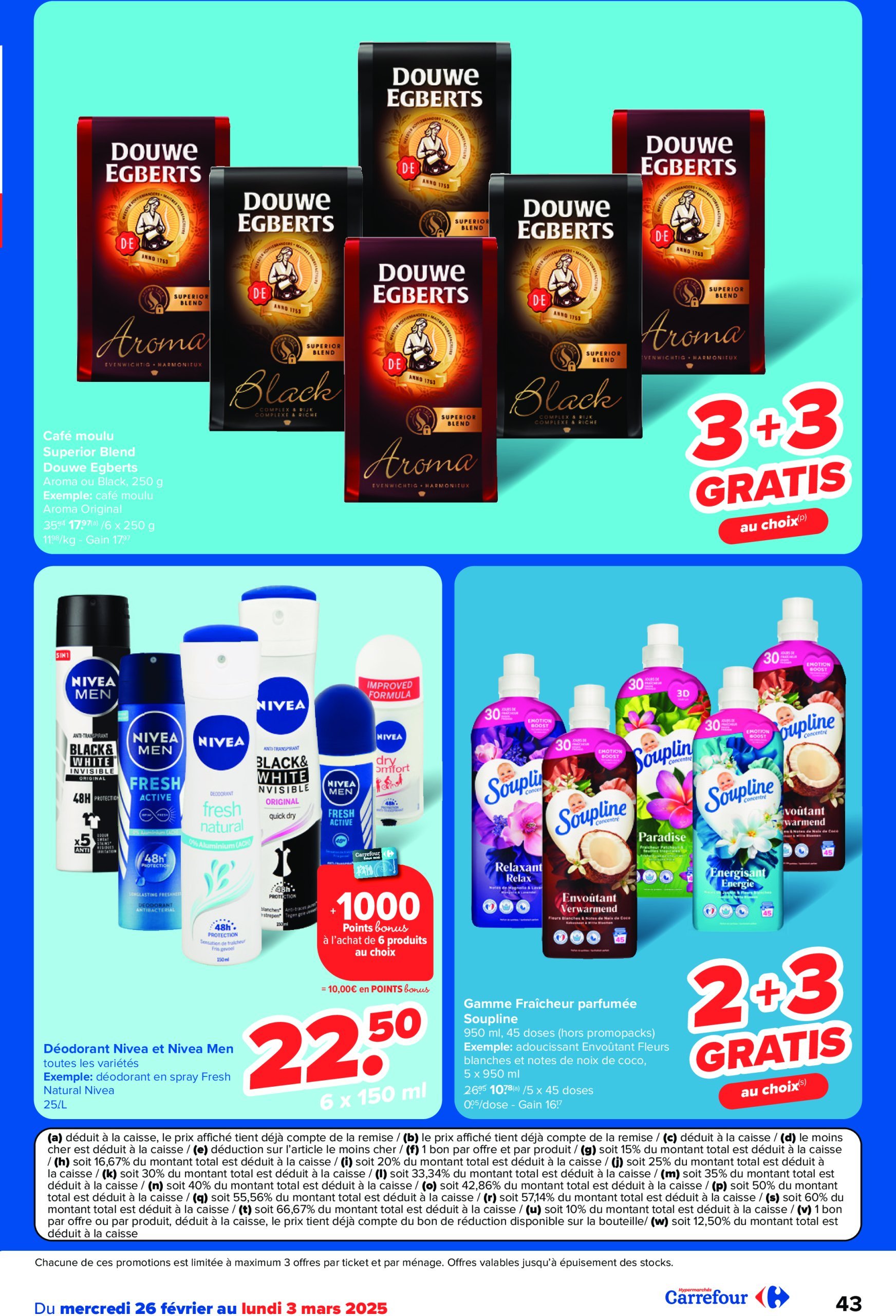 carrefour - Carrefour Hypermarchés folder geldig vanaf 26/02 - 10/03 - page: 43