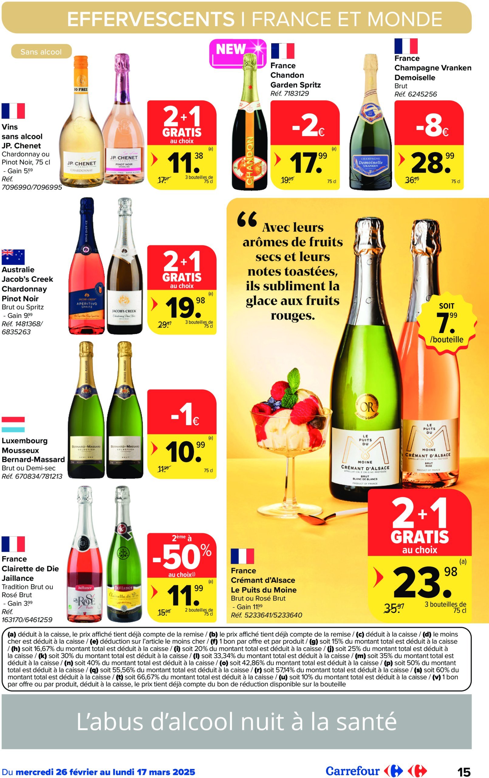 carrefour - Carrefour - Foire aux Vins folder geldig vanaf 26/02 - 17/03 - page: 15