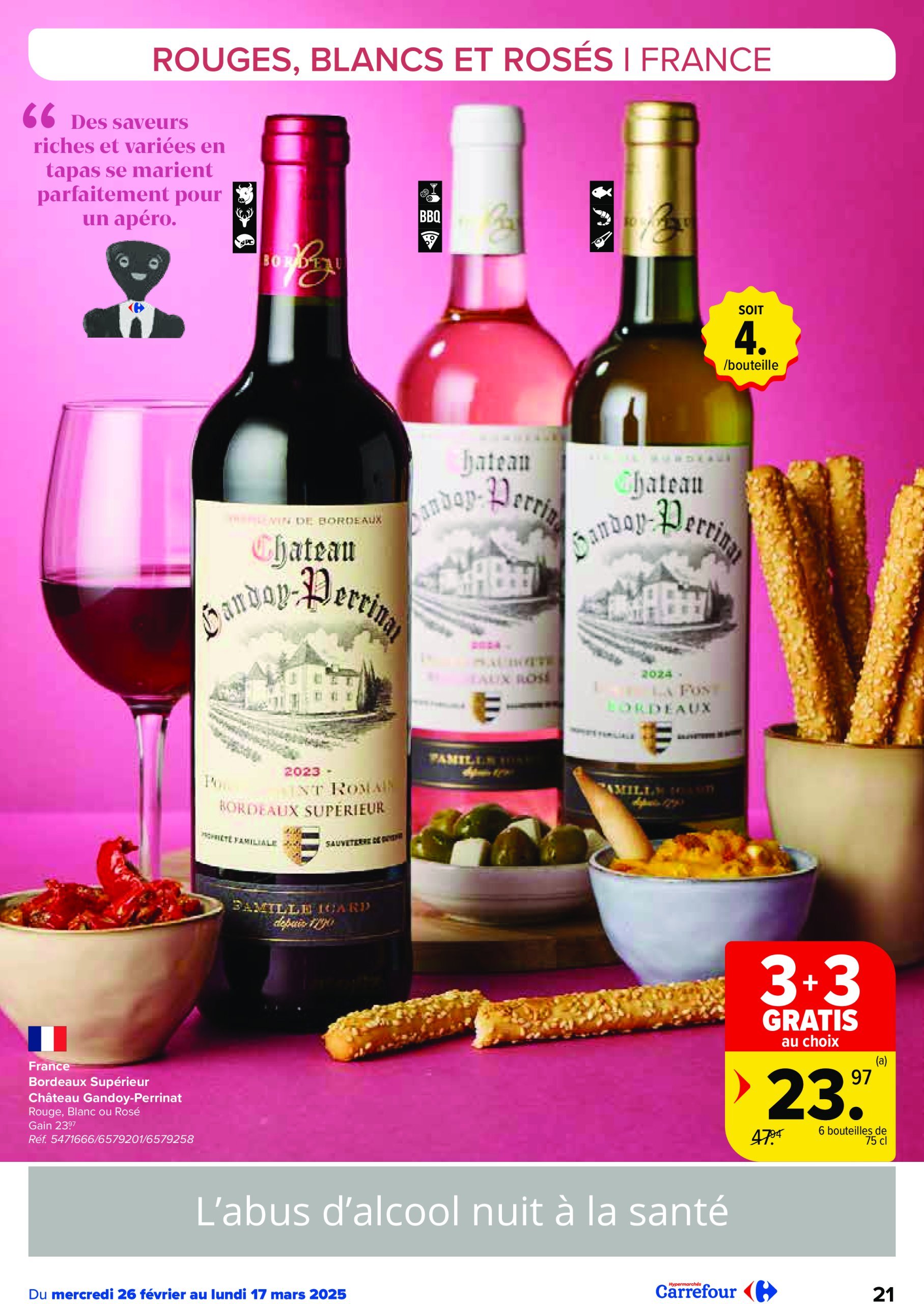 carrefour - Carrefour - Foire aux Vins folder geldig vanaf 26/02 - 17/03 - page: 21