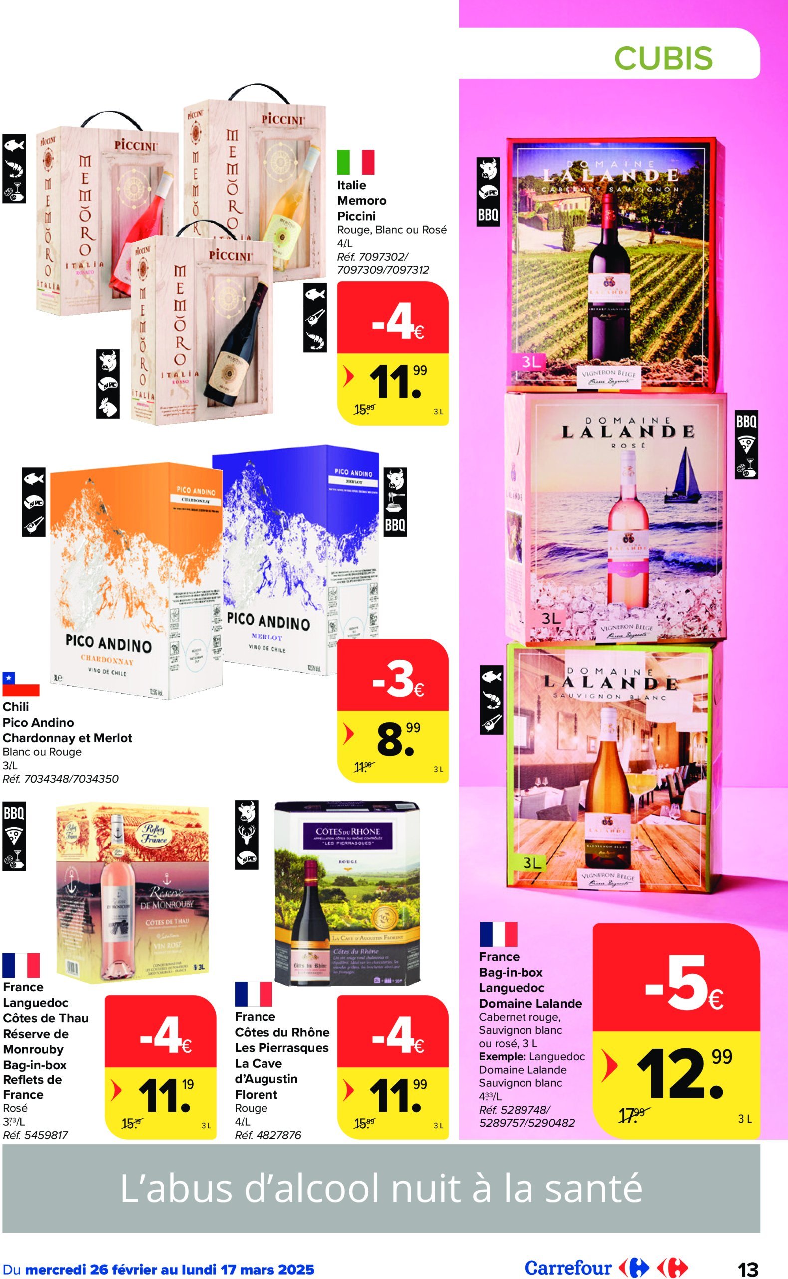 carrefour - Carrefour - Foire aux Vins folder geldig vanaf 26/02 - 17/03 - page: 13