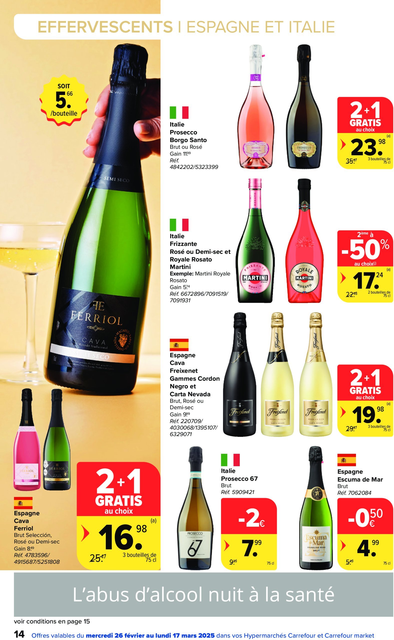 carrefour - Carrefour - Foire aux Vins folder geldig vanaf 26/02 - 17/03 - page: 14