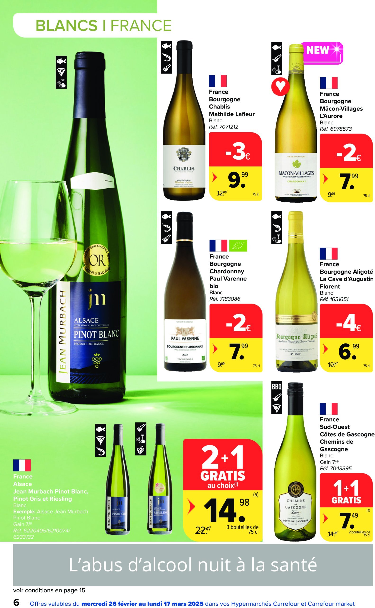 carrefour - Carrefour - Foire aux Vins folder geldig vanaf 26/02 - 17/03 - page: 6