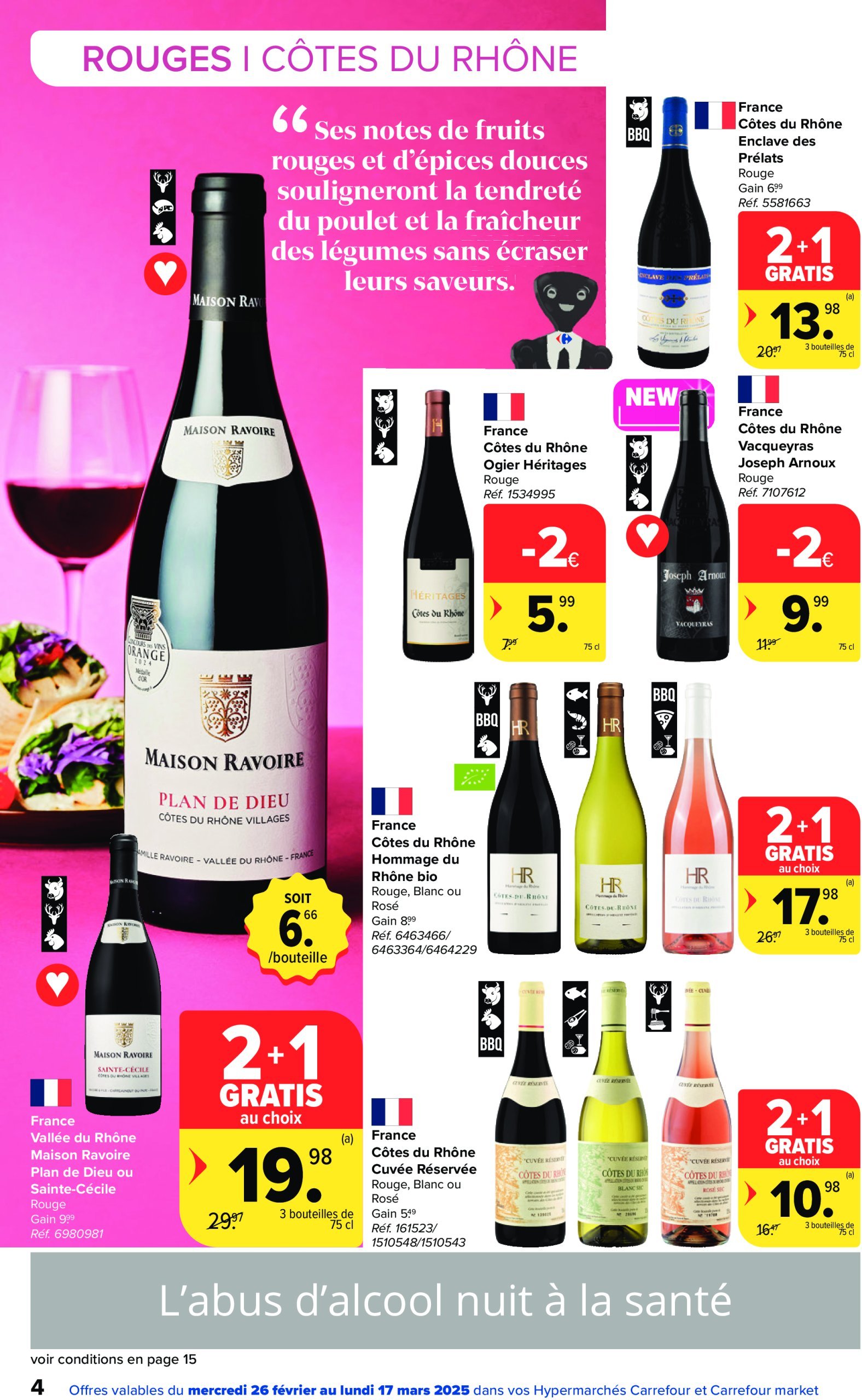 carrefour - Carrefour - Foire aux Vins folder geldig vanaf 26/02 - 17/03 - page: 4