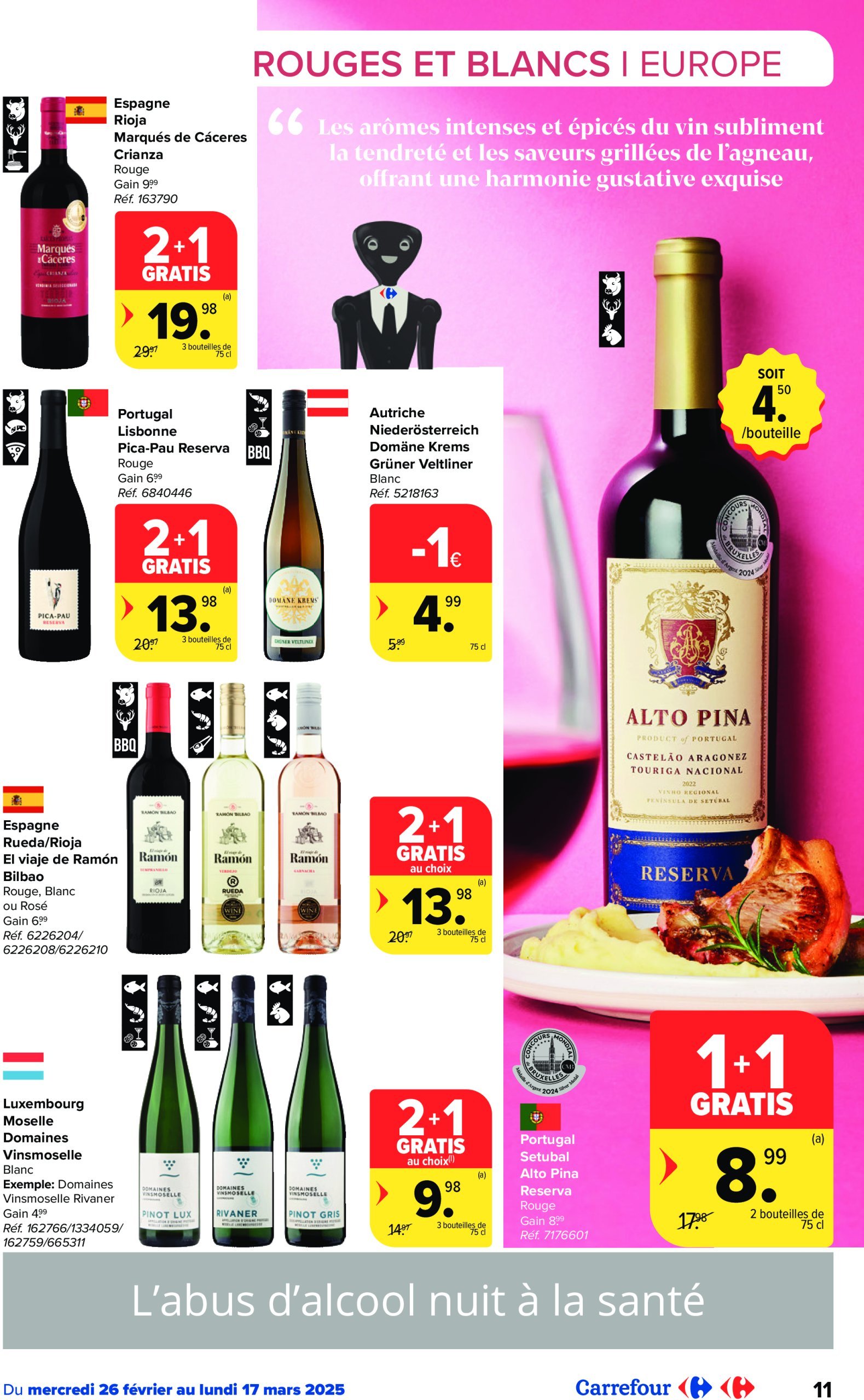 carrefour - Carrefour - Foire aux Vins folder geldig vanaf 26/02 - 17/03 - page: 11