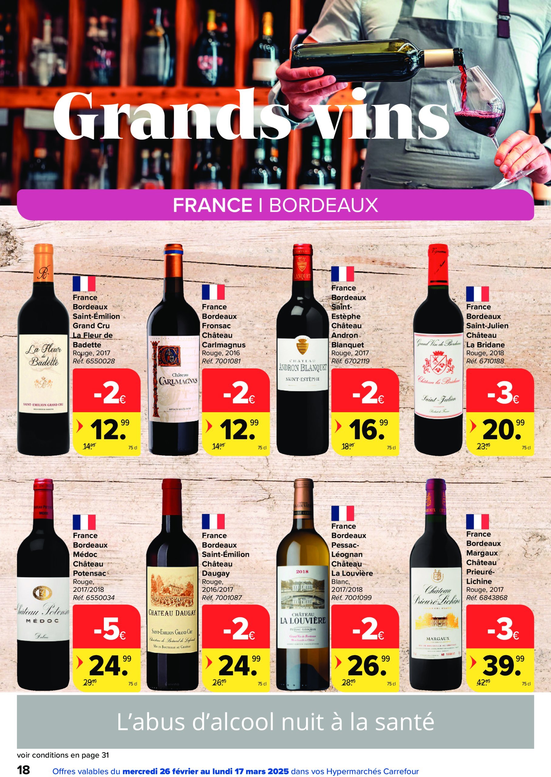 carrefour - Carrefour - Foire aux Vins folder geldig vanaf 26/02 - 17/03 - page: 18