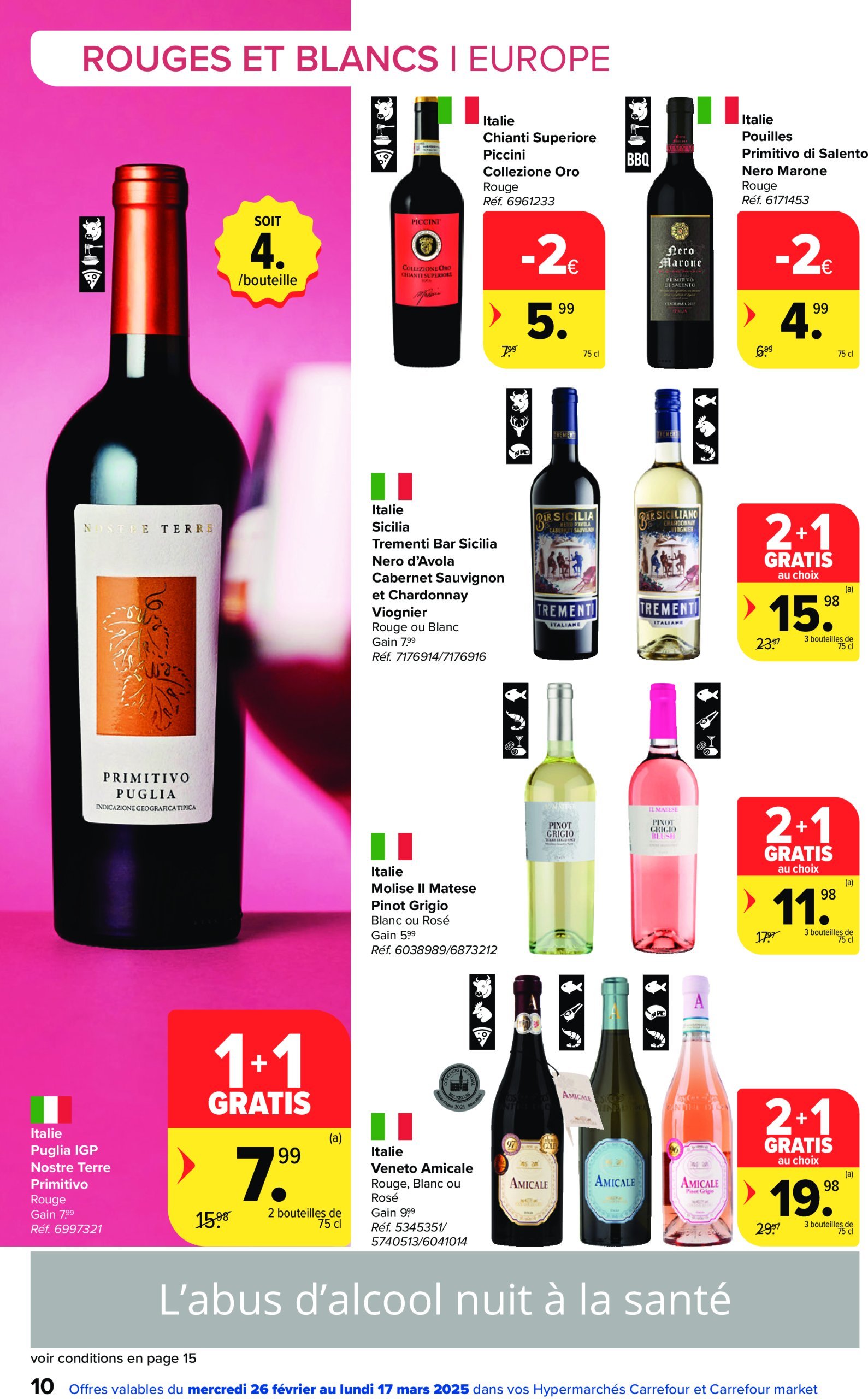 carrefour - Carrefour - Foire aux Vins folder geldig vanaf 26/02 - 17/03 - page: 10