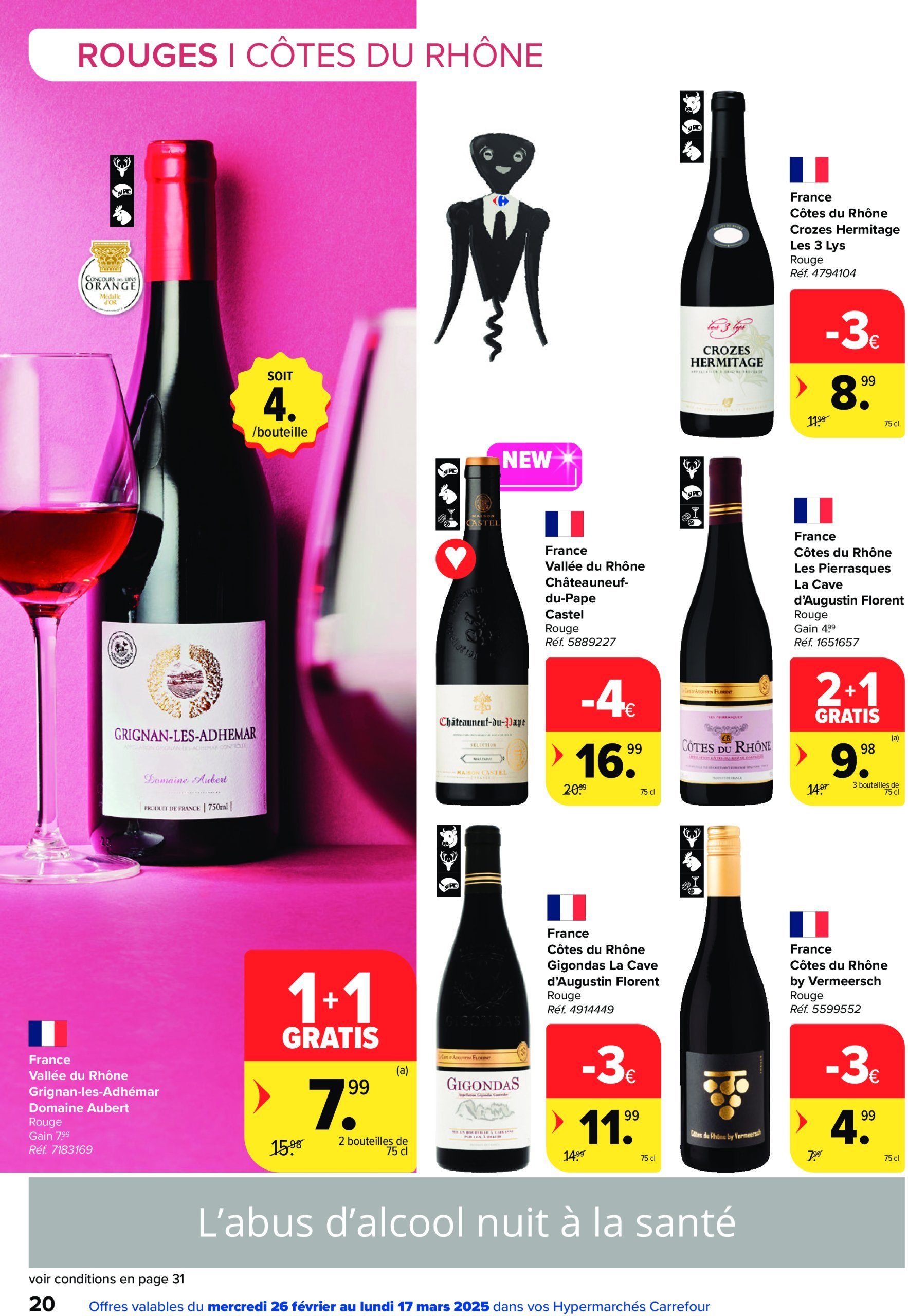 carrefour - Carrefour - Foire aux Vins folder geldig vanaf 26/02 - 17/03 - page: 20