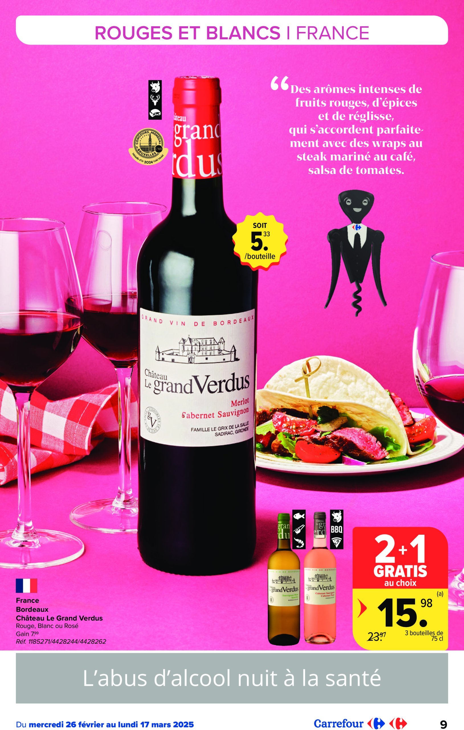 carrefour - Carrefour - Foire aux Vins folder geldig vanaf 26/02 - 17/03 - page: 9