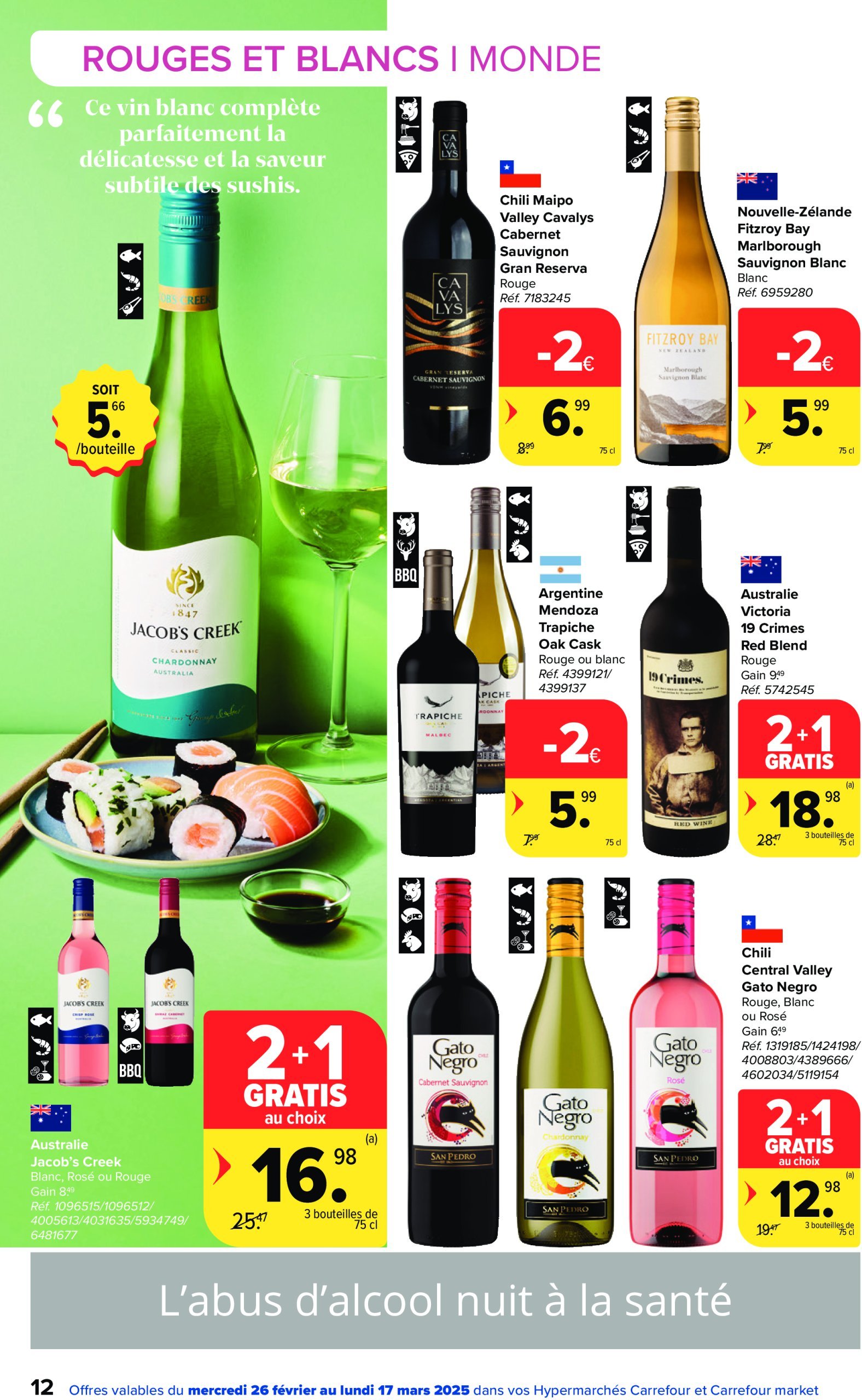 carrefour - Carrefour - Foire aux Vins folder geldig vanaf 26/02 - 17/03 - page: 12