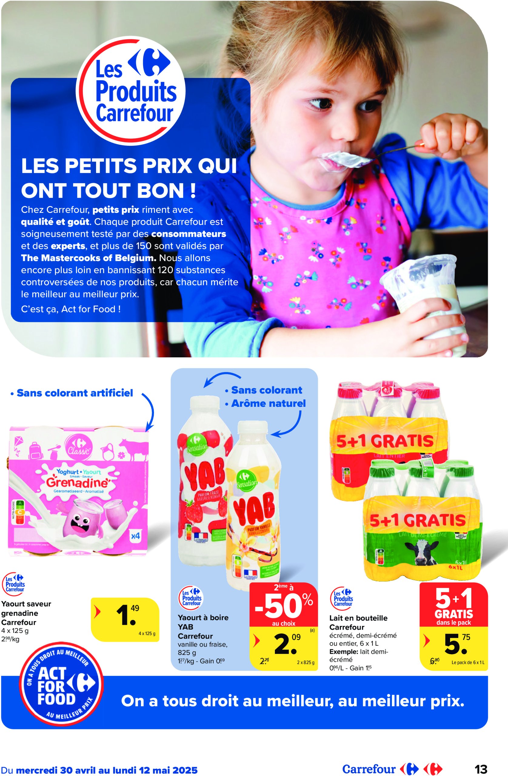carrefour - Carrefour - Act For Food folder geldig vanaf 30/04 - 12/05 - page: 13