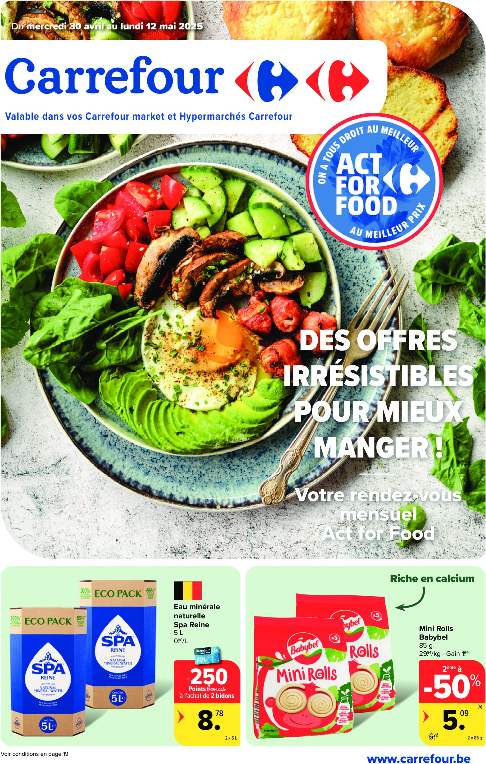 carrefour - Carrefour - Act For Food folder geldig vanaf 30/04 - 12/05