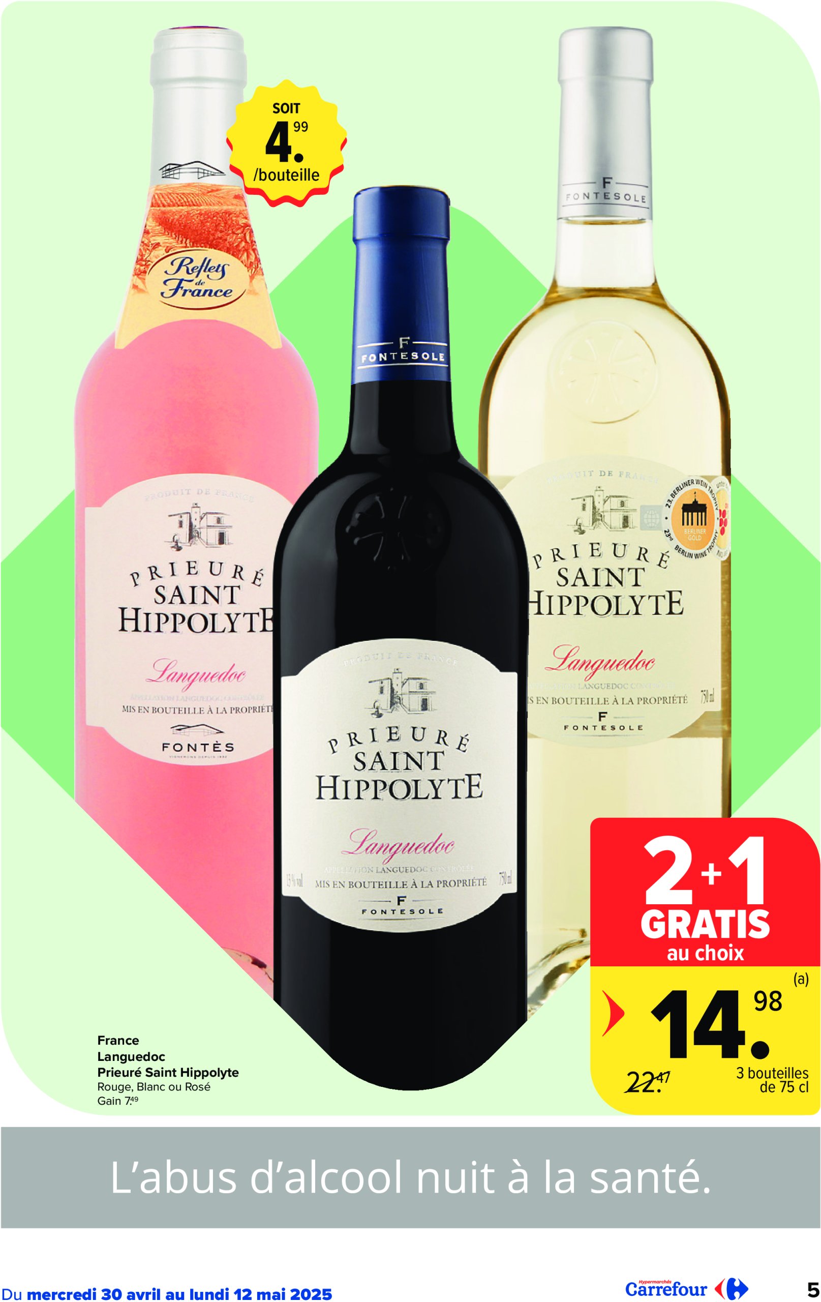 carrefour - Carrefour Hypermarchés folder geldig vanaf 30/04 - 12/05 - page: 5 carrefour - Carrefour Hypermarchés folder geldig vanaf 30/04 - 12/05 - page: 5