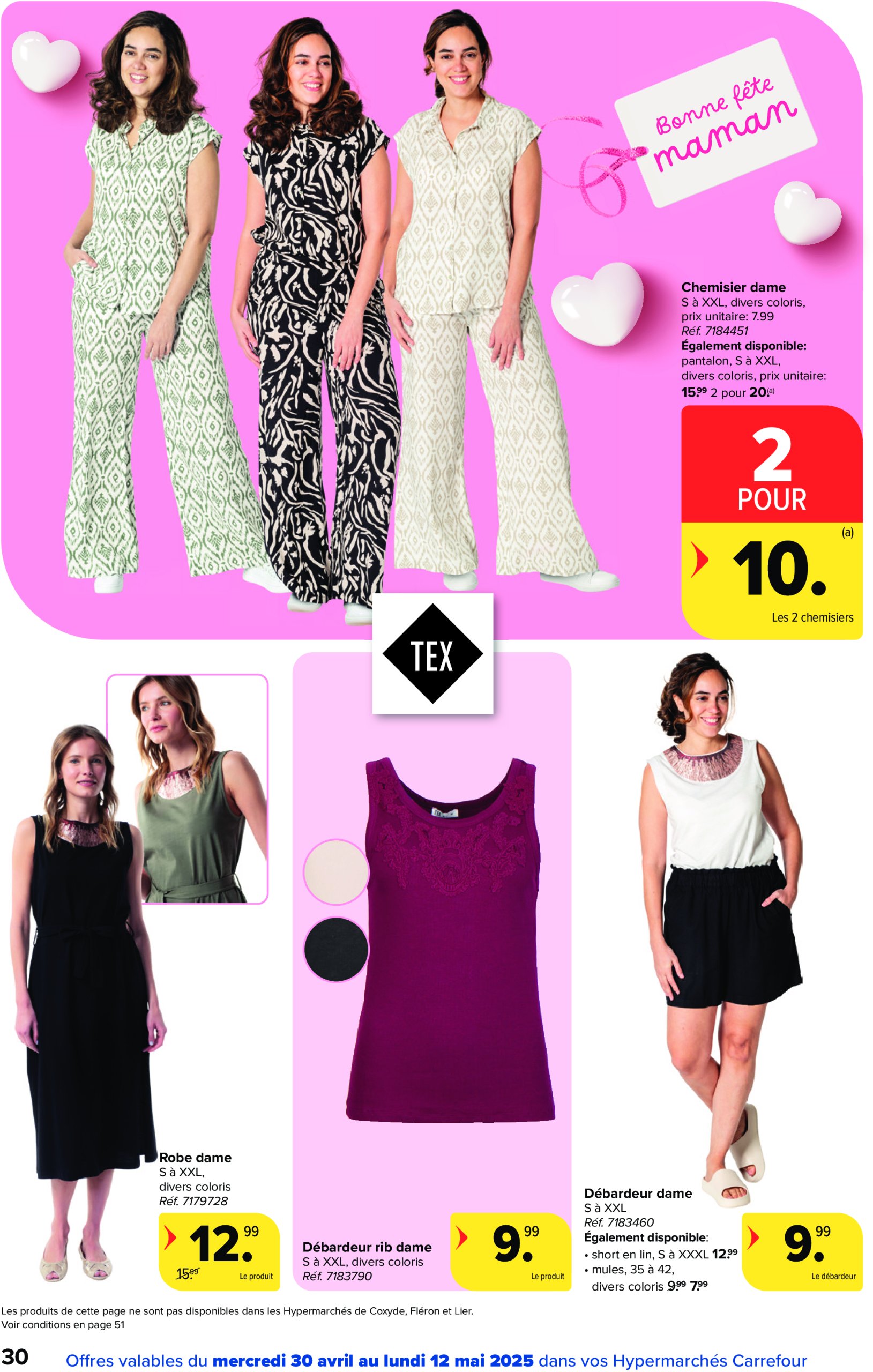 carrefour - Carrefour Hypermarchés folder geldig vanaf 30/04 - 12/05 - page: 30 carrefour - Carrefour Hypermarchés folder geldig vanaf 30/04 - 12/05 - page: 30