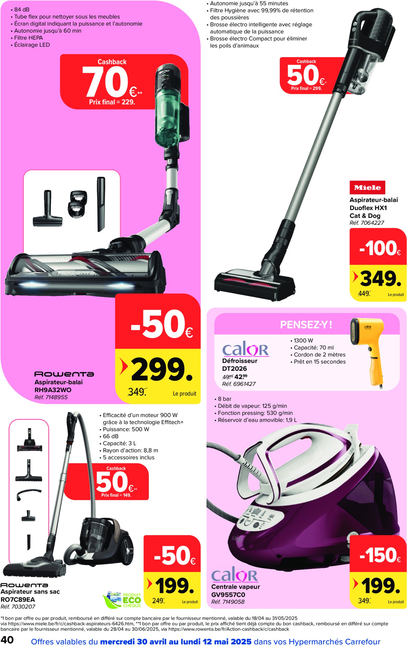 carrefour - Carrefour Hypermarchés folder geldig vanaf 30/04 - 12/05 - page: 40 carrefour - Carrefour Hypermarchés folder geldig vanaf 30/04 - 12/05 - page: 40