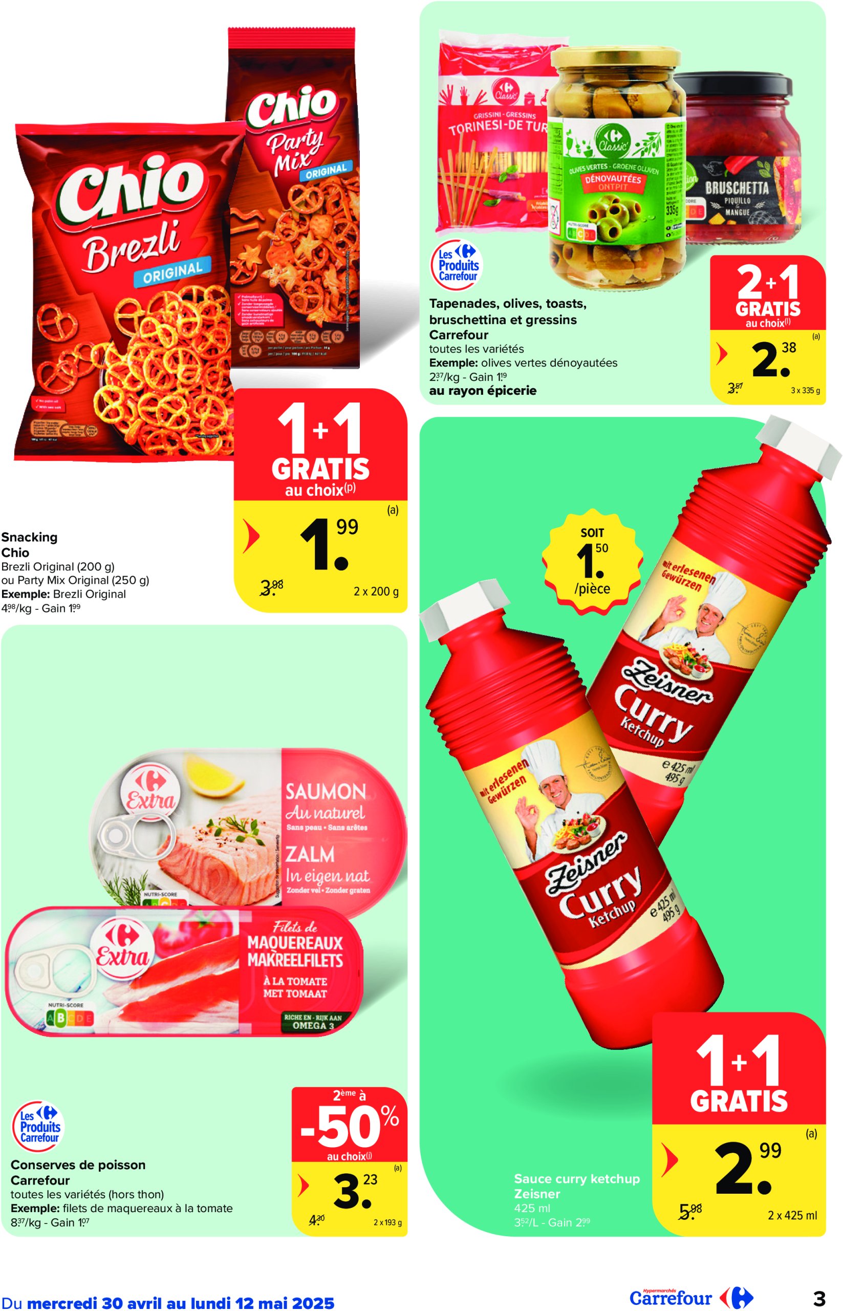 carrefour - Carrefour Hypermarchés folder geldig vanaf 30/04 - 12/05 - page: 3 carrefour - Carrefour Hypermarchés folder geldig vanaf 30/04 - 12/05 - page: 3