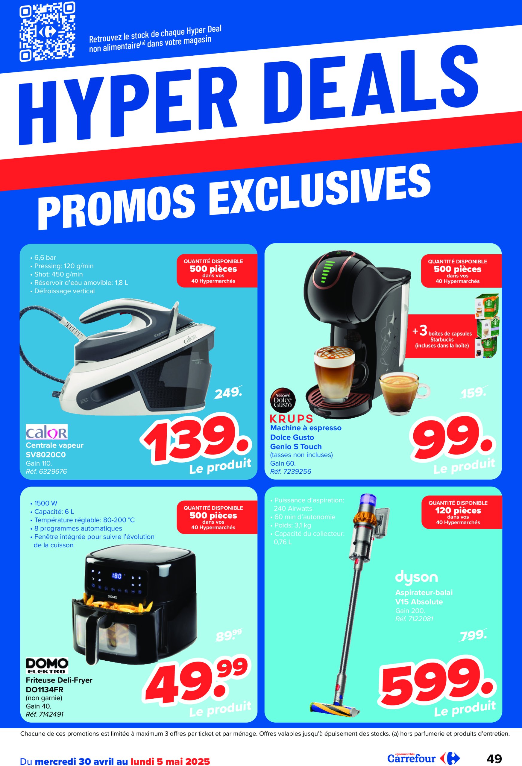 carrefour - Carrefour Hypermarchés folder geldig vanaf 30/04 - 12/05 - page: 49 carrefour - Carrefour Hypermarchés folder geldig vanaf 30/04 - 12/05 - page: 49