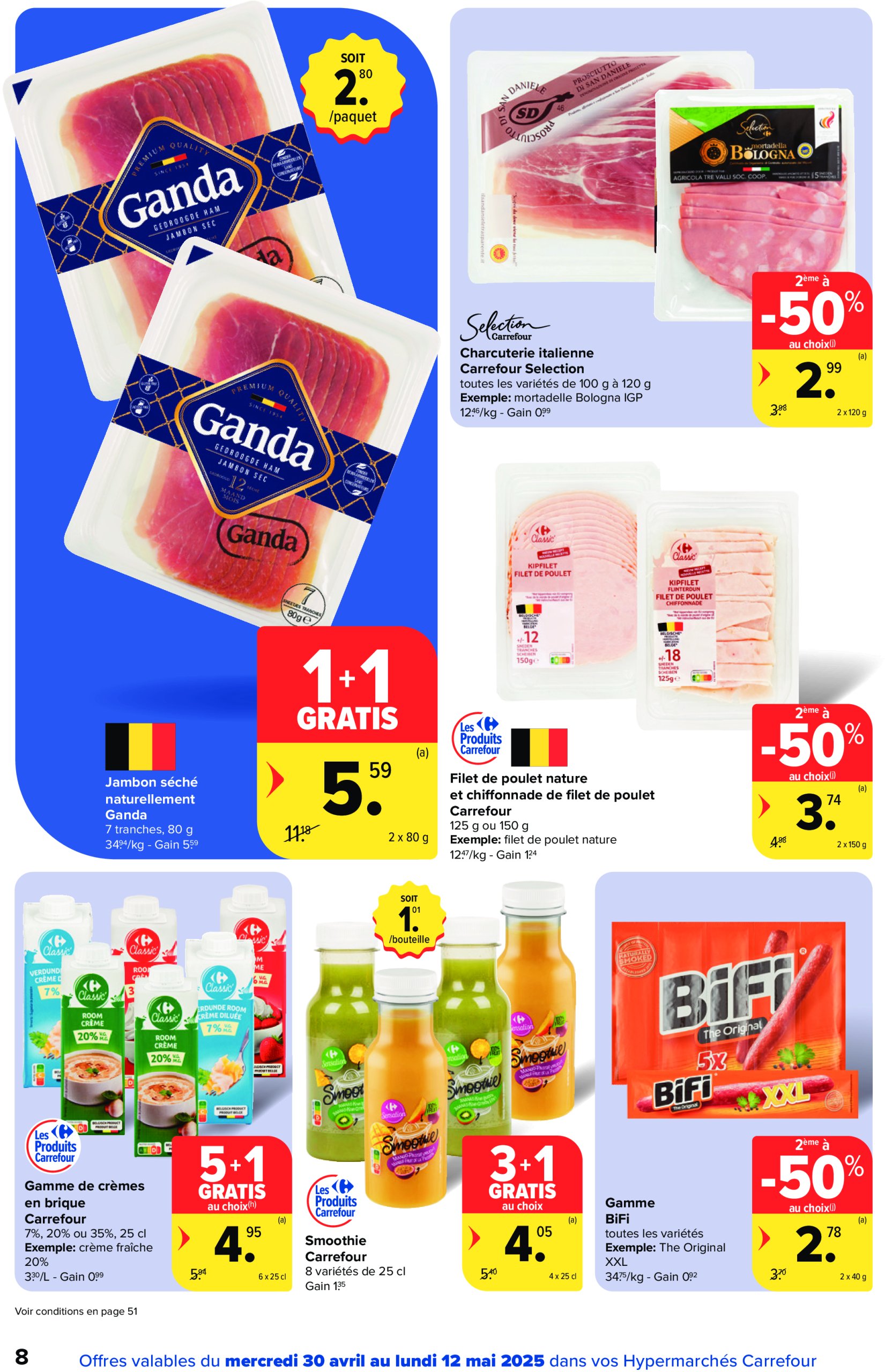 carrefour - Carrefour Hypermarchés folder geldig vanaf 30/04 - 12/05 - page: 8 carrefour - Carrefour Hypermarchés folder geldig vanaf 30/04 - 12/05 - page: 8