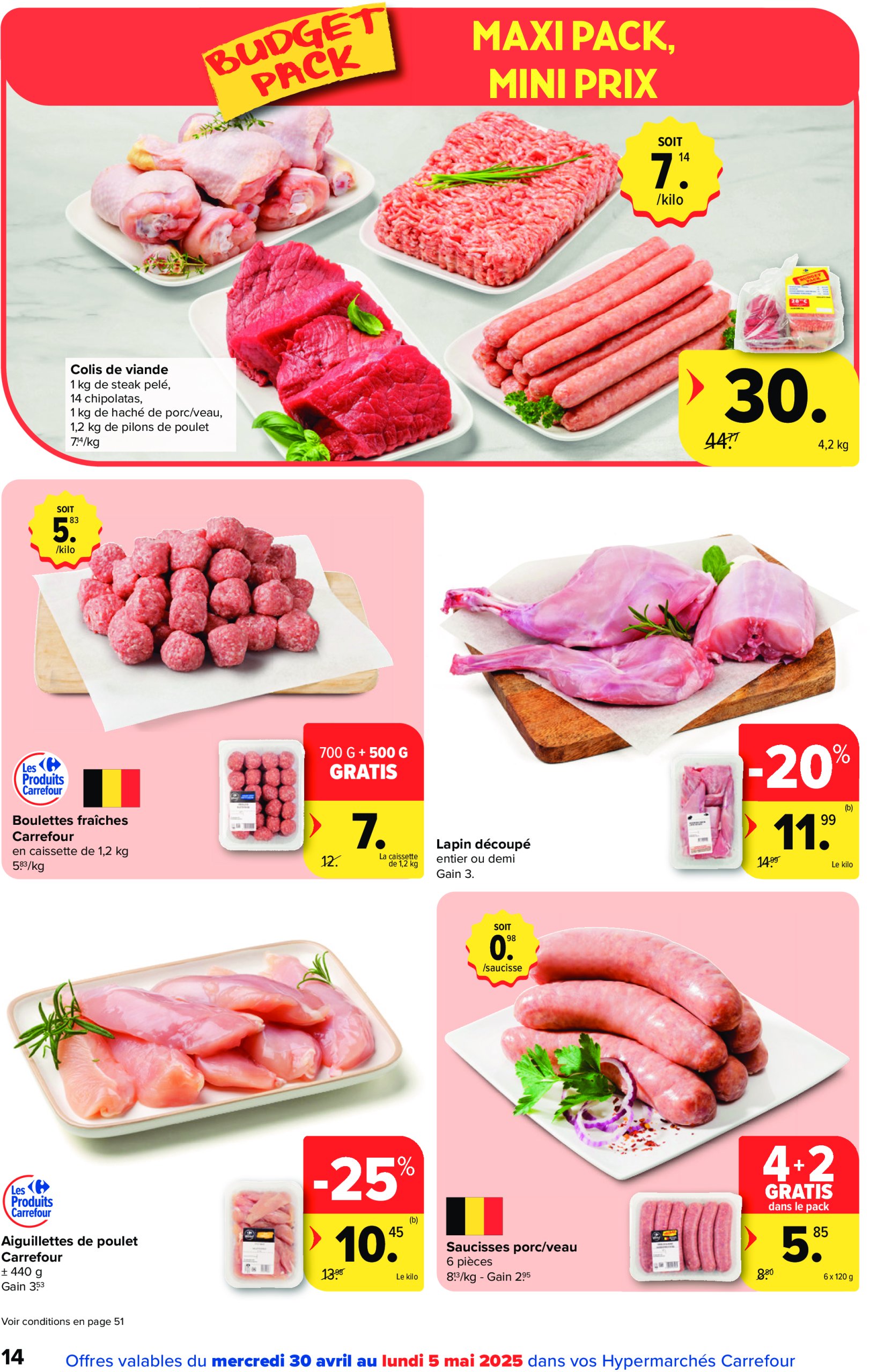 carrefour - Carrefour Hypermarchés folder geldig vanaf 30/04 - 12/05 - page: 14 carrefour - Carrefour Hypermarchés folder geldig vanaf 30/04 - 12/05 - page: 14