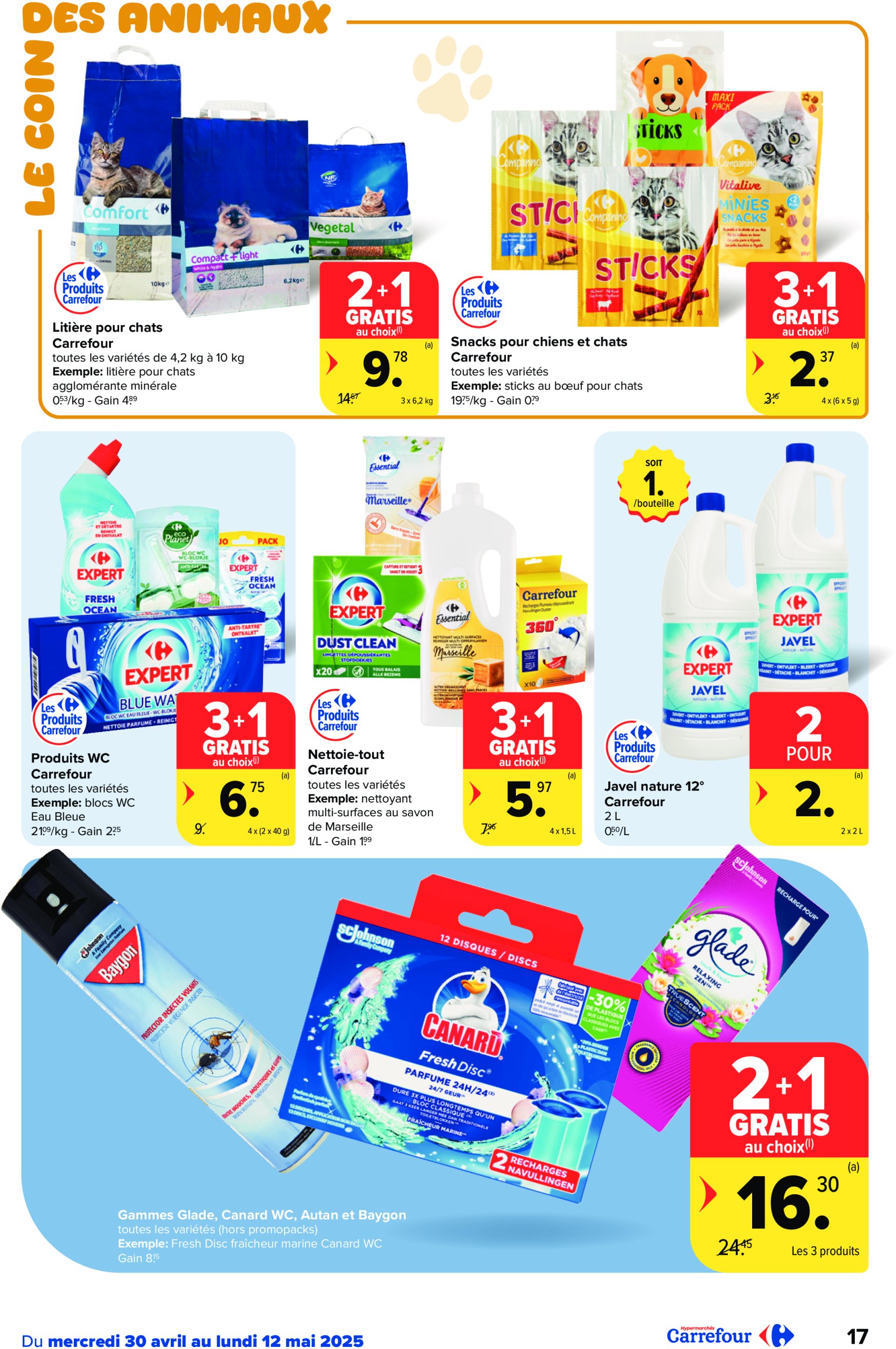 carrefour - Carrefour Hypermarchés folder geldig vanaf 30/04 - 12/05 - page: 17 carrefour - Carrefour Hypermarchés folder geldig vanaf 30/04 - 12/05 - page: 17