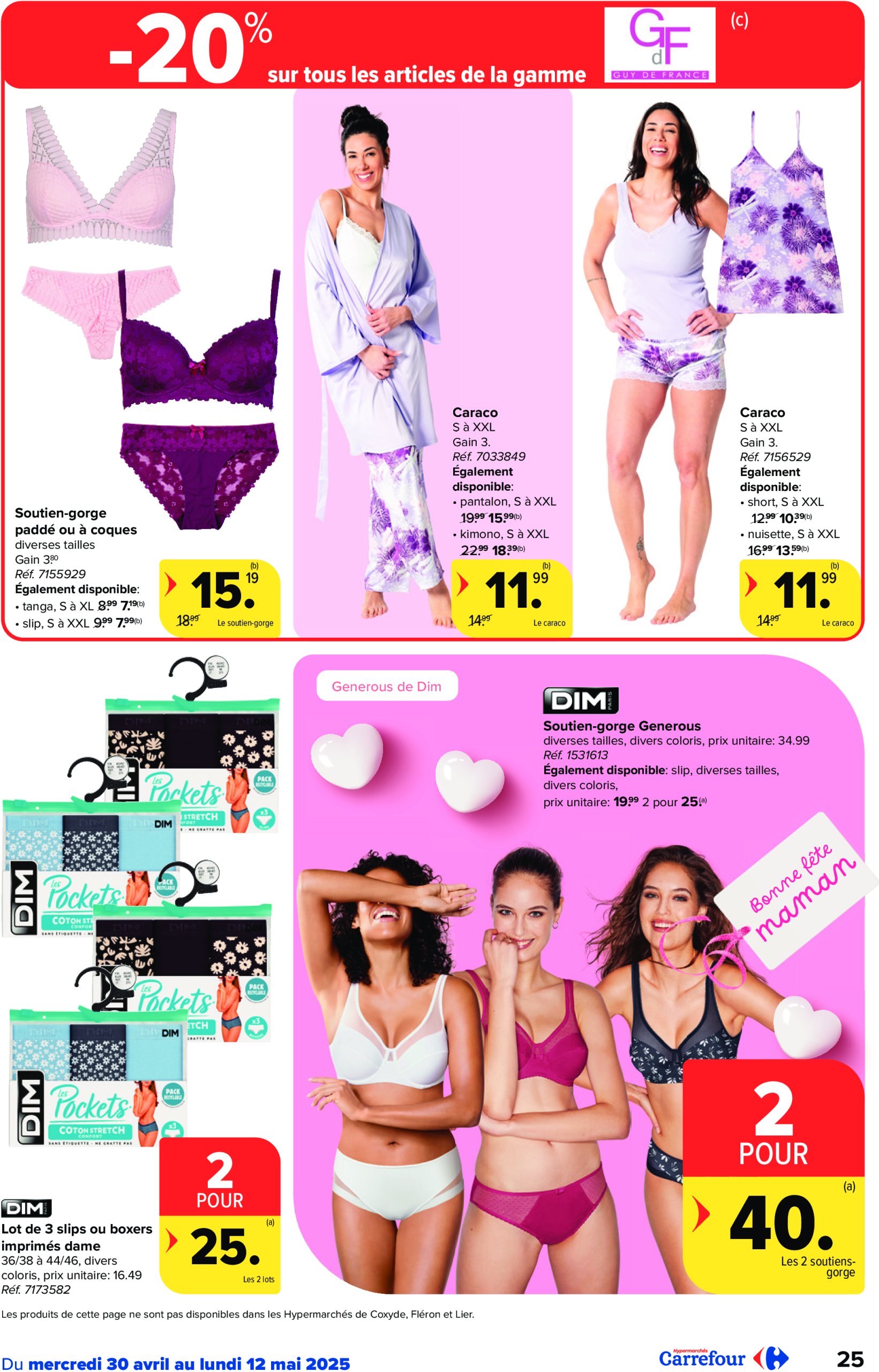 carrefour - Carrefour Hypermarchés folder geldig vanaf 30/04 - 12/05 - page: 25 carrefour - Carrefour Hypermarchés folder geldig vanaf 30/04 - 12/05 - page: 25