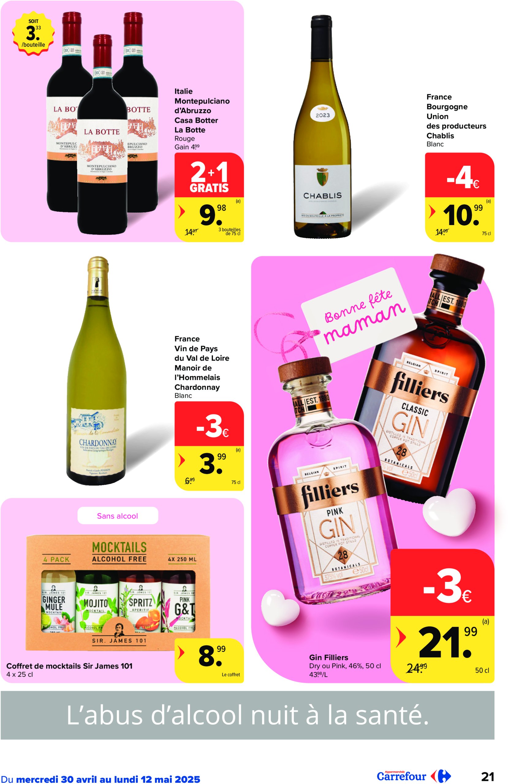 carrefour - Carrefour Hypermarchés folder geldig vanaf 30/04 - 12/05 - page: 21 carrefour - Carrefour Hypermarchés folder geldig vanaf 30/04 - 12/05 - page: 21