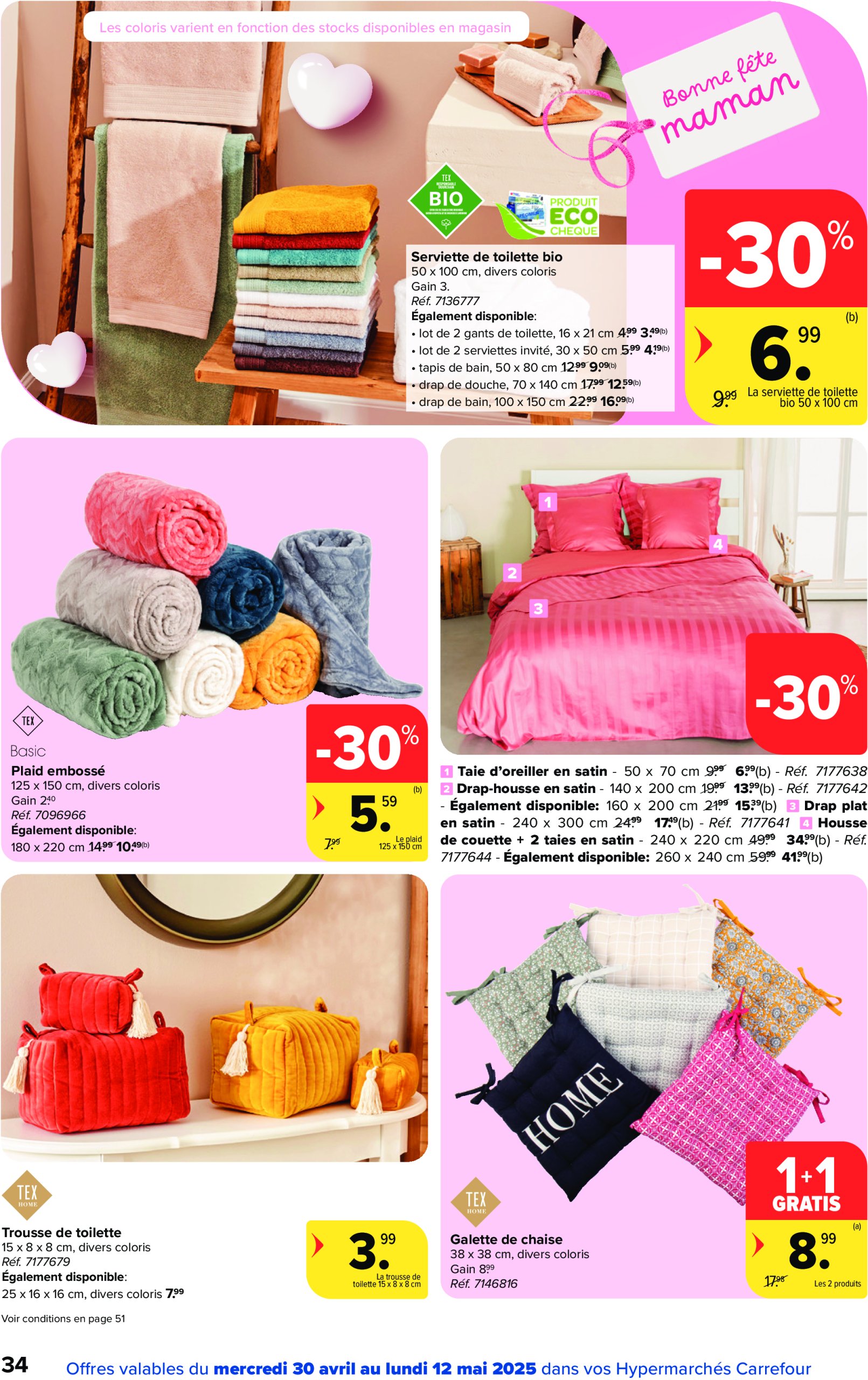 carrefour - Carrefour Hypermarchés folder geldig vanaf 30/04 - 12/05 - page: 34 carrefour - Carrefour Hypermarchés folder geldig vanaf 30/04 - 12/05 - page: 34