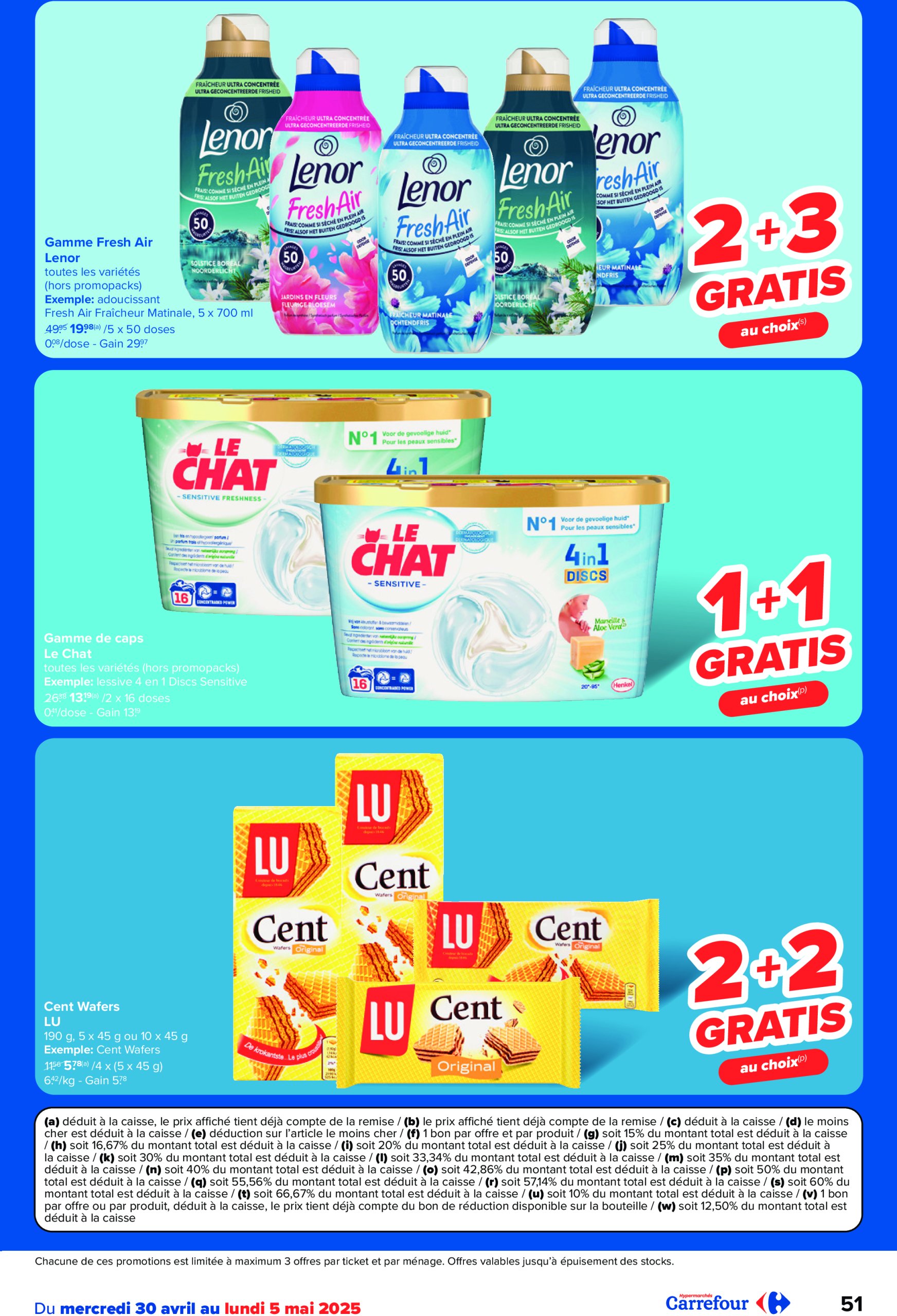carrefour - Carrefour Hypermarchés folder geldig vanaf 30/04 - 12/05 - page: 51 carrefour - Carrefour Hypermarchés folder geldig vanaf 30/04 - 12/05 - page: 51
