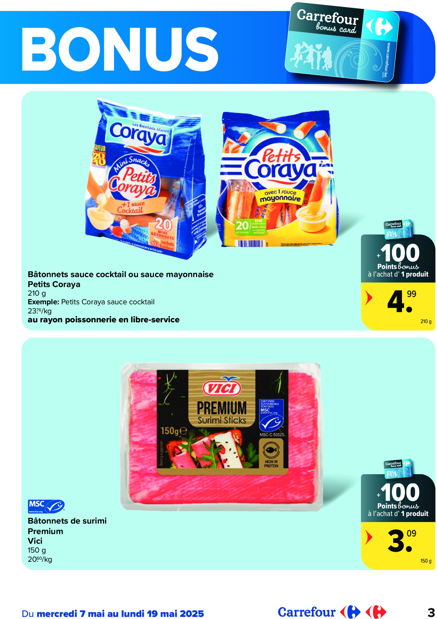 carrefour - Carrefour - Spécial Point Bonus folder geldig vanaf 07/05 - 19/05 - page: 3