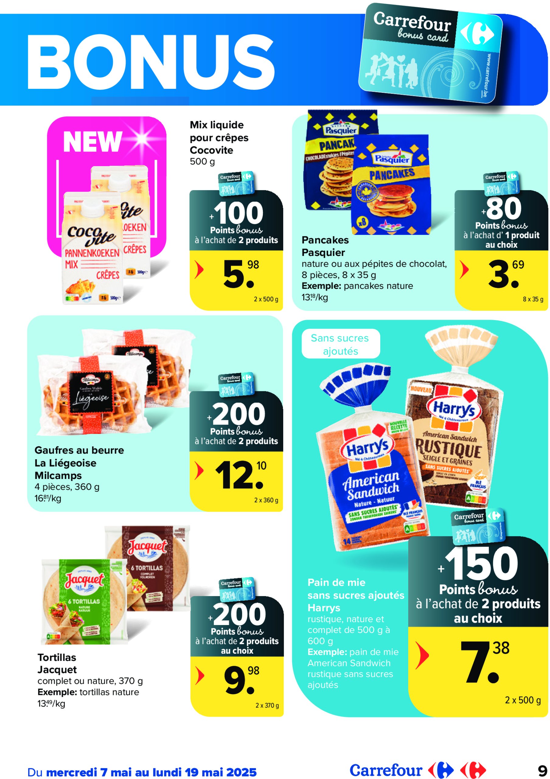 carrefour - Carrefour - Spécial Point Bonus folder geldig vanaf 07/05 - 19/05 - page: 9