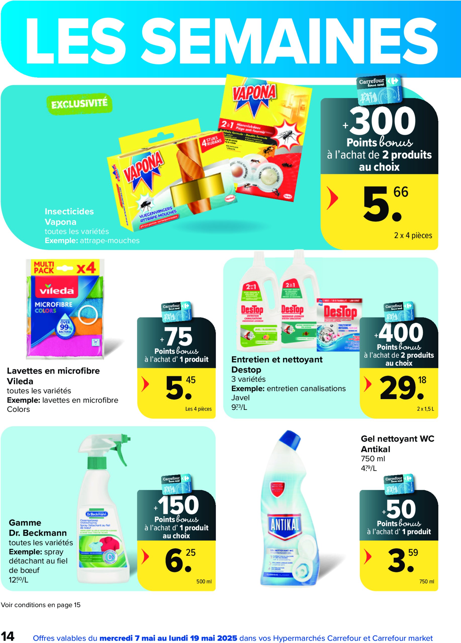 carrefour - Carrefour - Spécial Point Bonus folder geldig vanaf 07/05 - 19/05 - page: 14