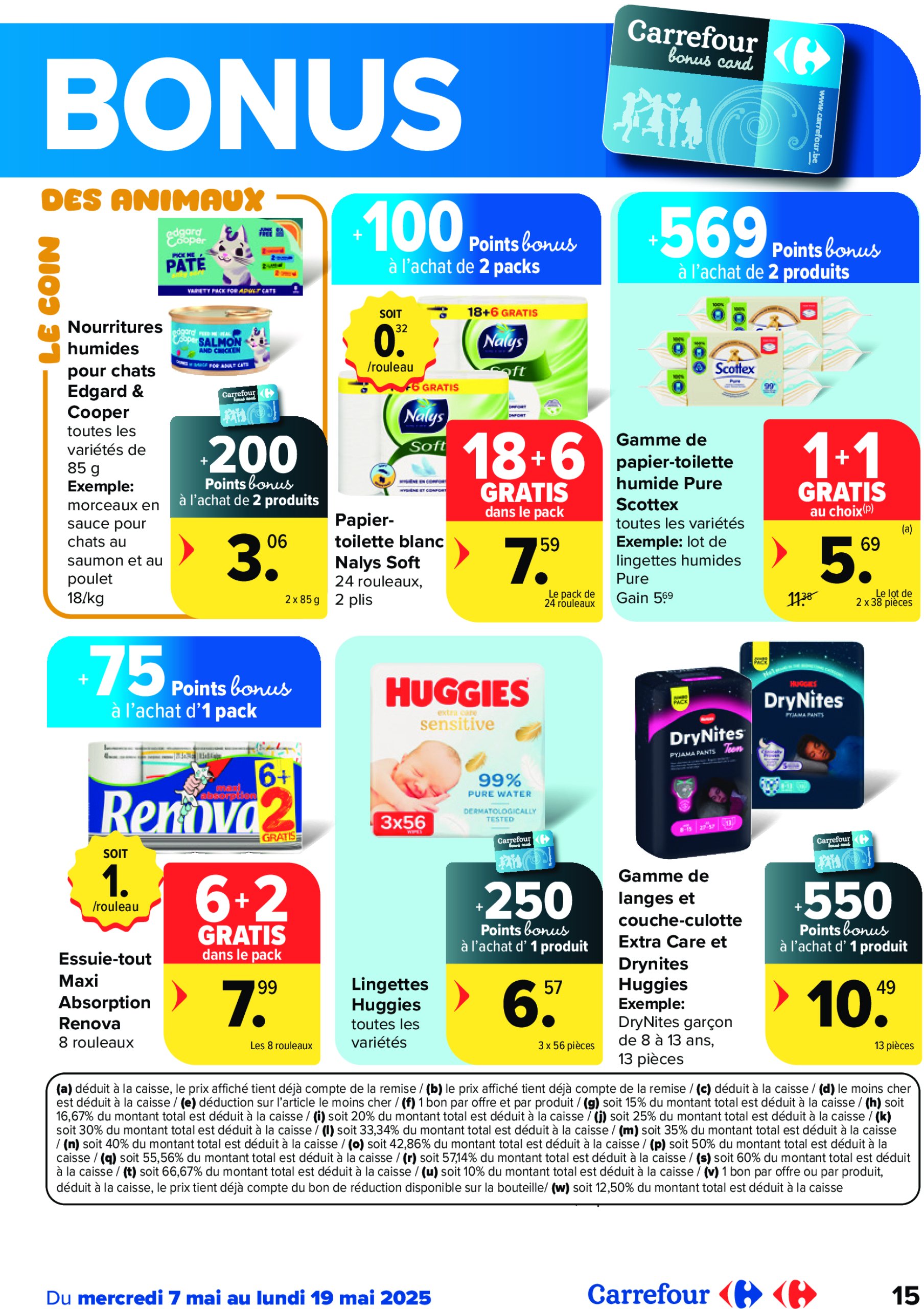 carrefour - Carrefour - Spécial Point Bonus folder geldig vanaf 07/05 - 19/05 - page: 15