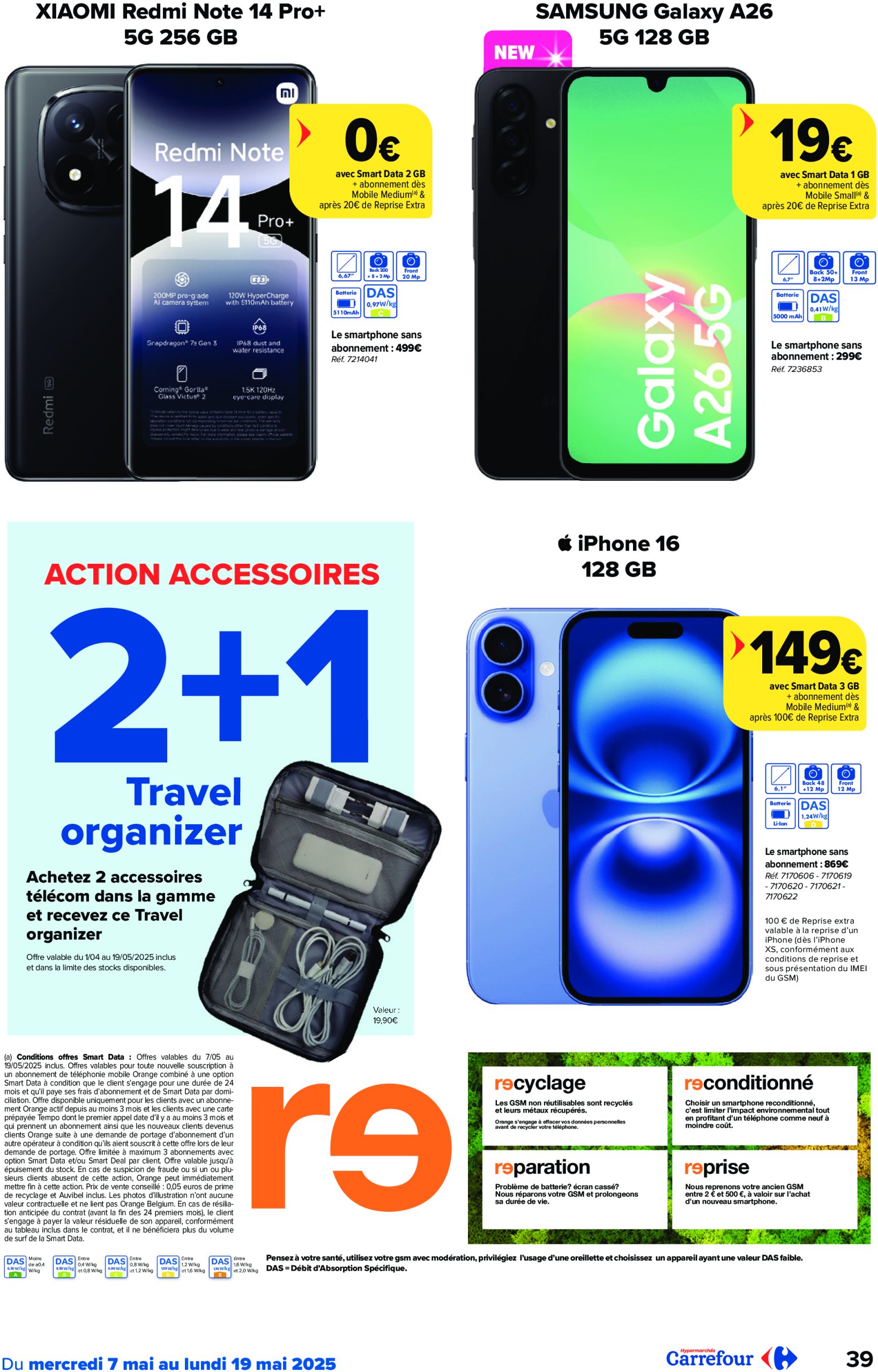 carrefour - Carrefour Hypermarchés folder geldig vanaf 07/05 - 19/05 - page: 39 carrefour - Carrefour Hypermarchés folder geldig vanaf 07/05 - 19/05 - page: 39