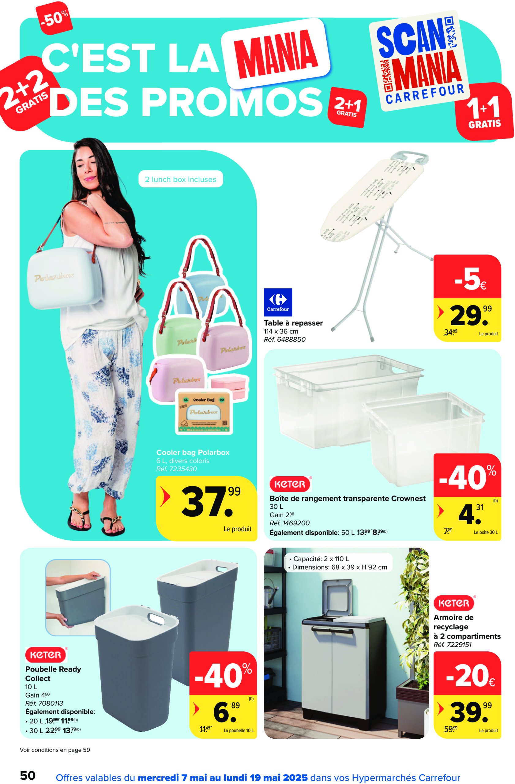 carrefour - Carrefour Hypermarchés folder geldig vanaf 07/05 - 19/05 - page: 50 carrefour - Carrefour Hypermarchés folder geldig vanaf 07/05 - 19/05 - page: 50