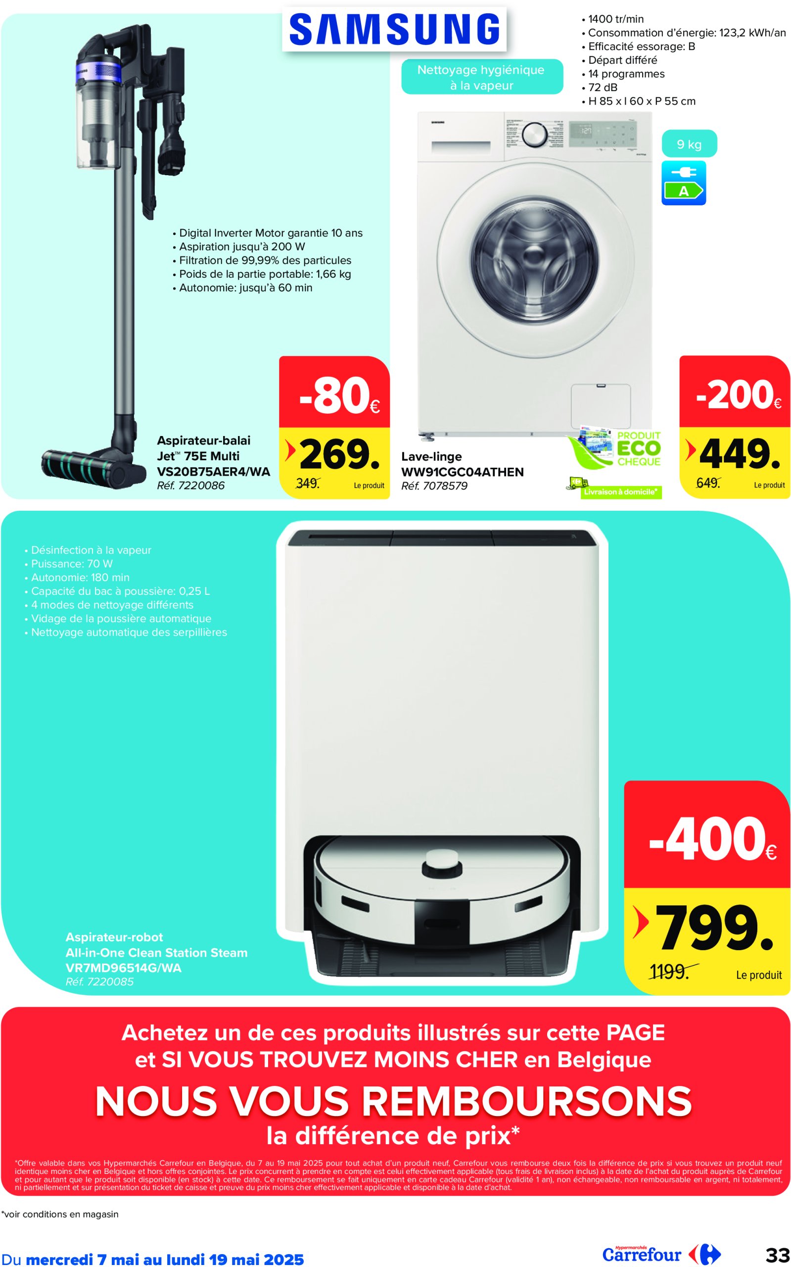 carrefour - Carrefour Hypermarchés folder geldig vanaf 07/05 - 19/05 - page: 33 carrefour - Carrefour Hypermarchés folder geldig vanaf 07/05 - 19/05 - page: 33