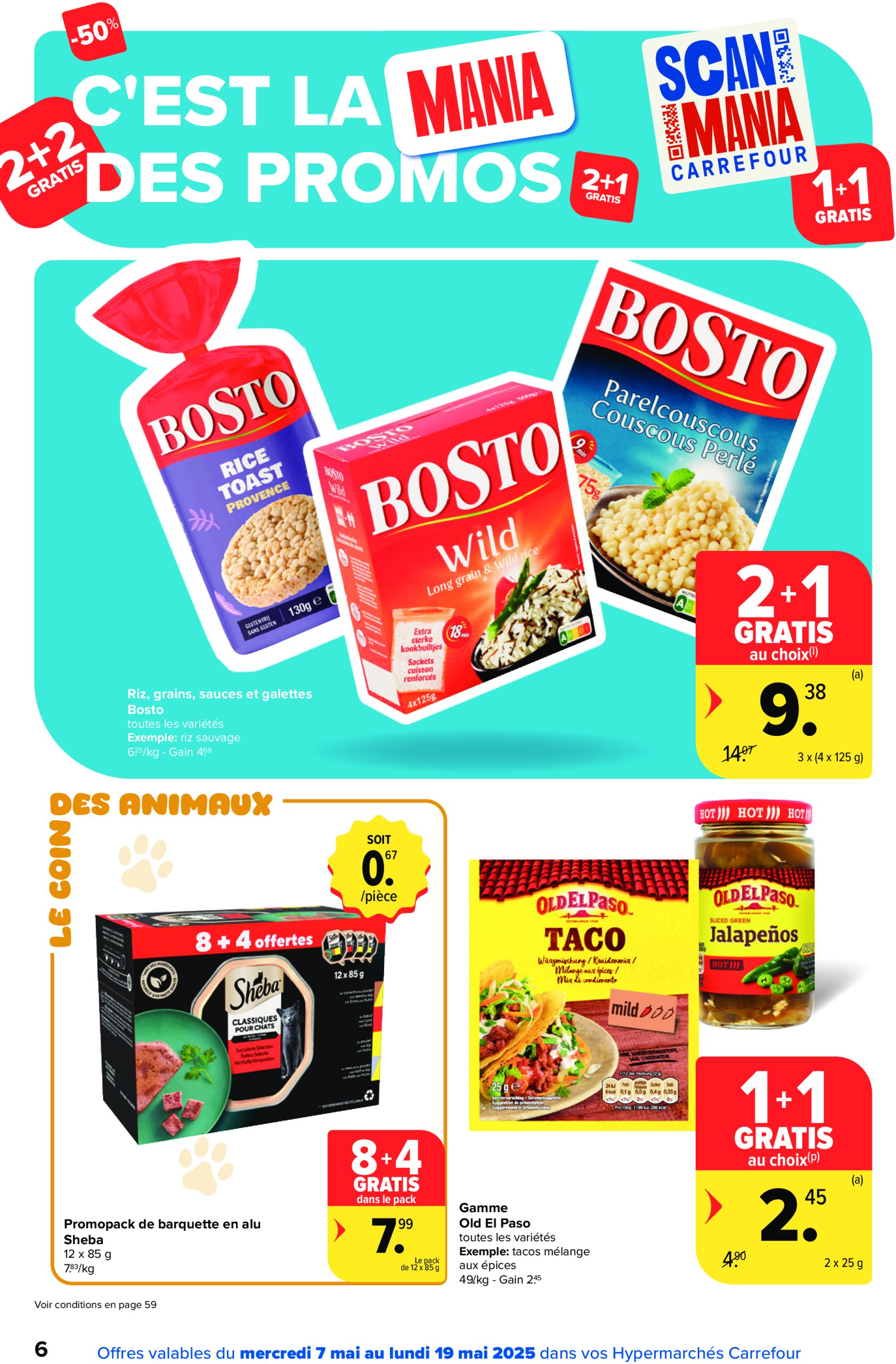 carrefour - Carrefour Hypermarchés folder geldig vanaf 07/05 - 19/05 - page: 6 carrefour - Carrefour Hypermarchés folder geldig vanaf 07/05 - 19/05 - page: 6