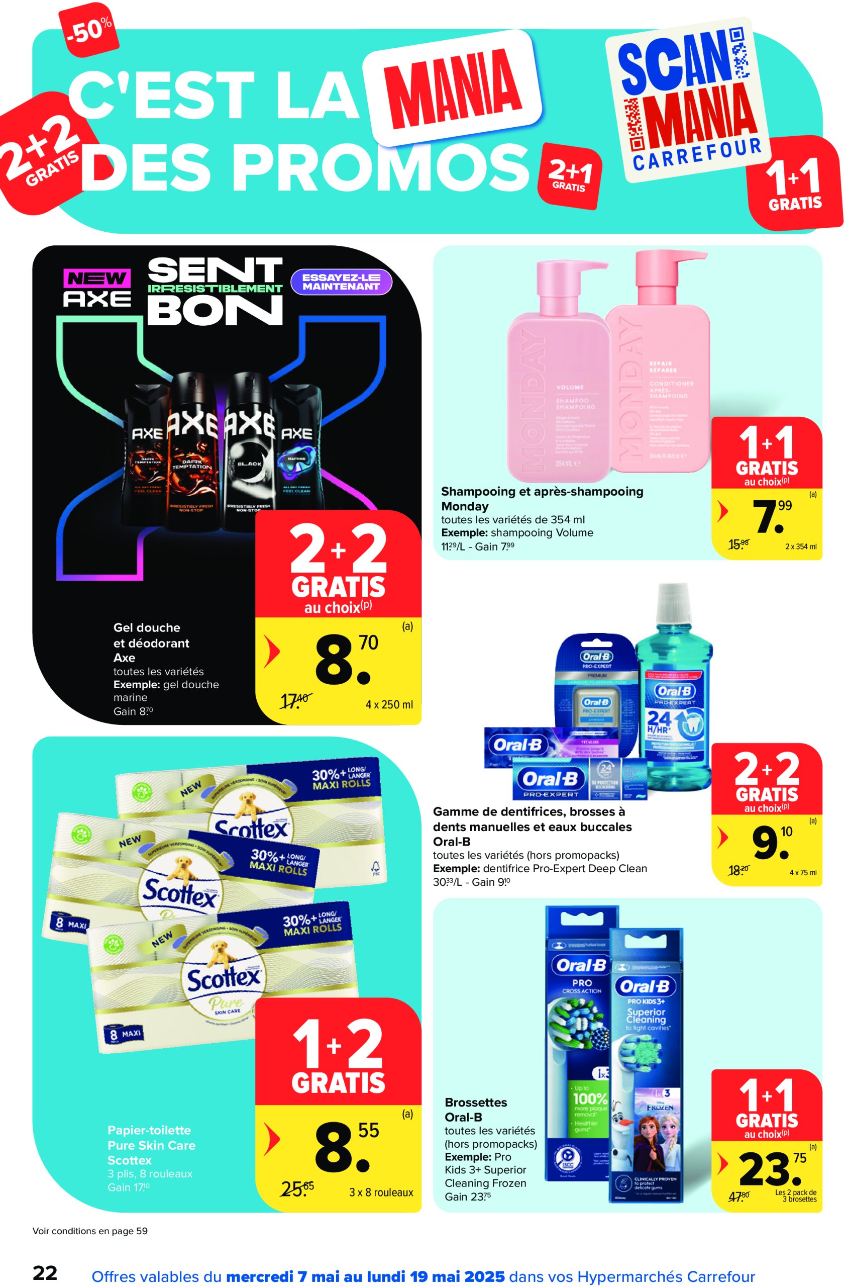 carrefour - Carrefour Hypermarchés folder geldig vanaf 07/05 - 19/05 - page: 22 carrefour - Carrefour Hypermarchés folder geldig vanaf 07/05 - 19/05 - page: 22