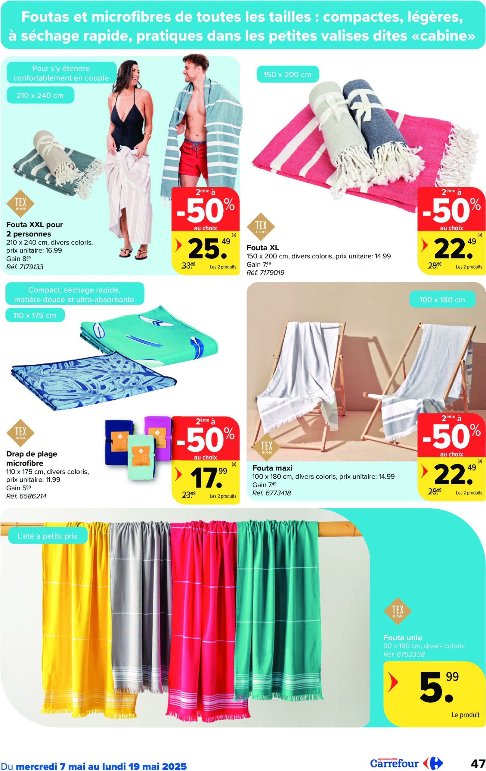 carrefour - Carrefour Hypermarchés folder geldig vanaf 07/05 - 19/05 - page: 47 carrefour - Carrefour Hypermarchés folder geldig vanaf 07/05 - 19/05 - page: 47