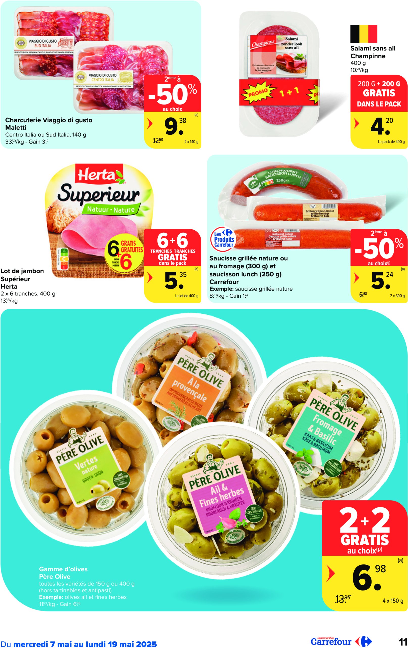 carrefour - Carrefour Hypermarchés folder geldig vanaf 07/05 - 19/05 - page: 11 carrefour - Carrefour Hypermarchés folder geldig vanaf 07/05 - 19/05 - page: 11