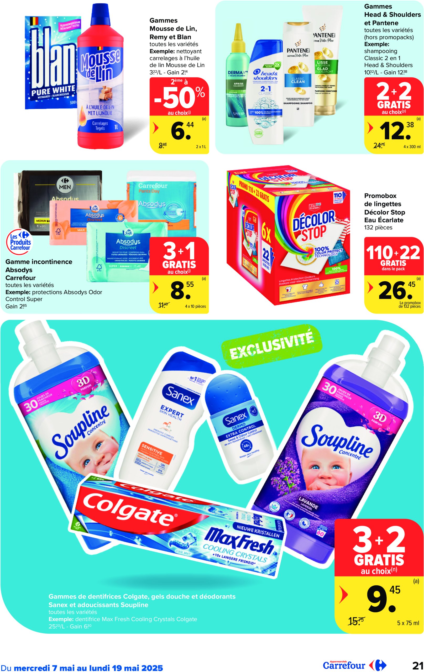 carrefour - Carrefour Hypermarchés folder geldig vanaf 07/05 - 19/05 - page: 21 carrefour - Carrefour Hypermarchés folder geldig vanaf 07/05 - 19/05 - page: 21