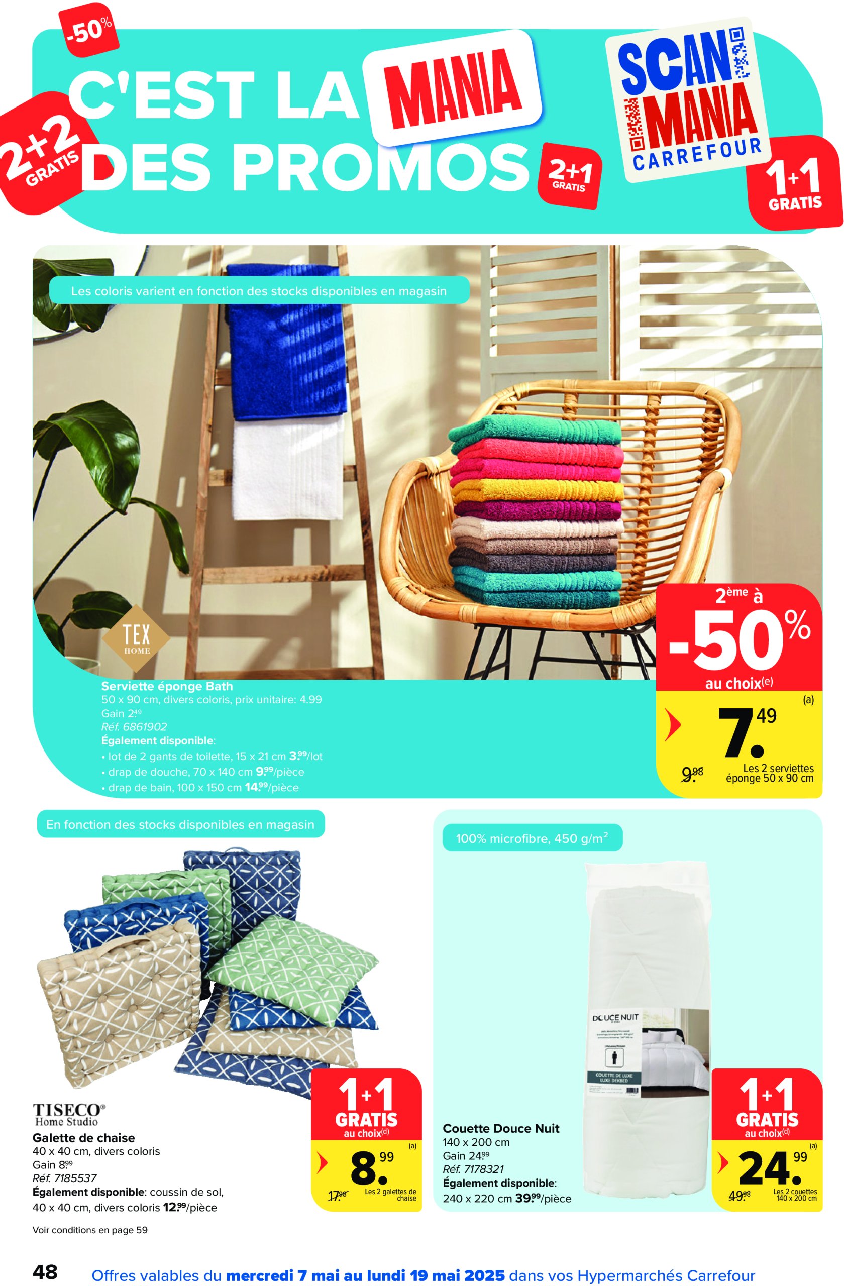 carrefour - Carrefour Hypermarchés folder geldig vanaf 07/05 - 19/05 - page: 48 carrefour - Carrefour Hypermarchés folder geldig vanaf 07/05 - 19/05 - page: 48