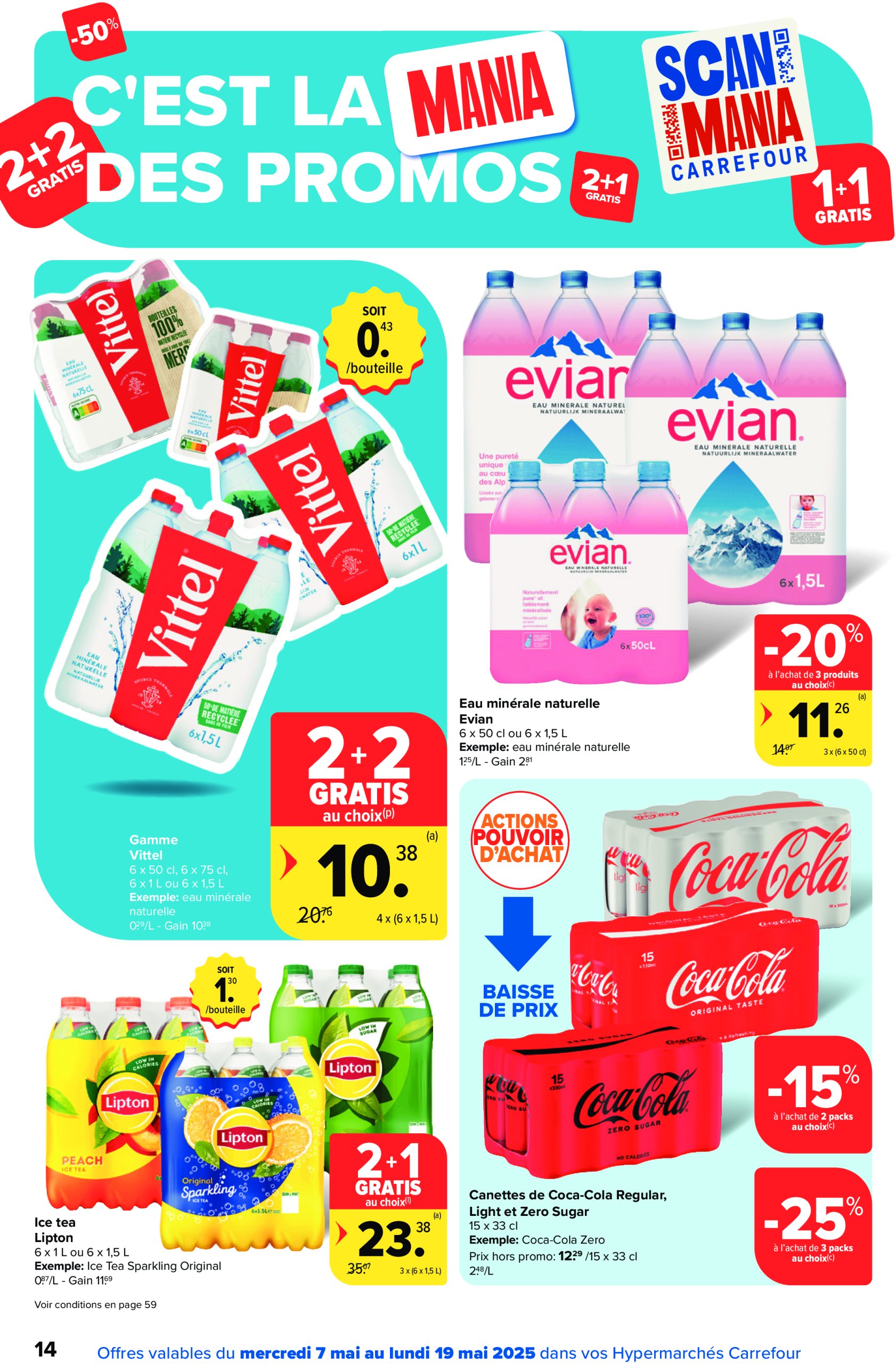 carrefour - Carrefour Hypermarchés folder geldig vanaf 07/05 - 19/05 - page: 14 carrefour - Carrefour Hypermarchés folder geldig vanaf 07/05 - 19/05 - page: 14