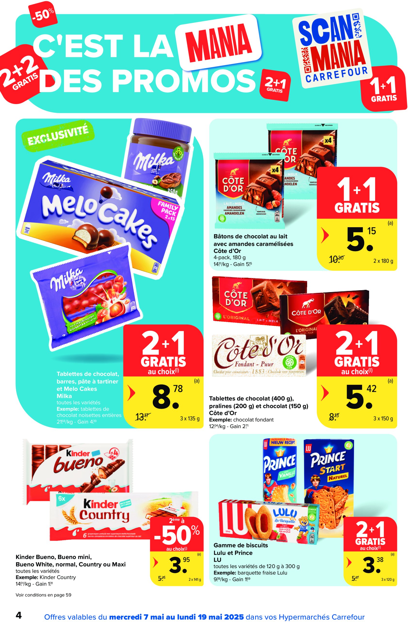 carrefour - Carrefour Hypermarchés folder geldig vanaf 07/05 - 19/05 - page: 4 carrefour - Carrefour Hypermarchés folder geldig vanaf 07/05 - 19/05 - page: 4